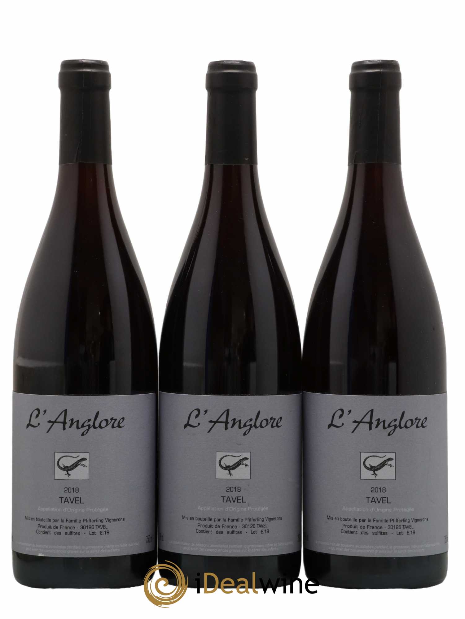 Tavel L'Anglore 2018 - Lot de 3 bouteilles - 0