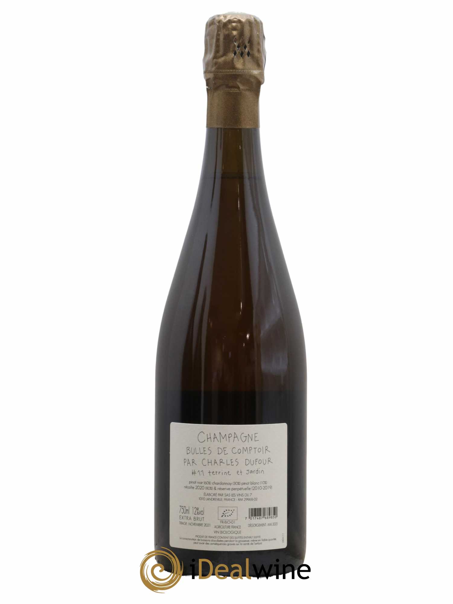 Acheter vin Champagne Bulles de Comptoir 11 Terrine et Jardin Domaine  Charles Dufour (lot: B2280517-4806)