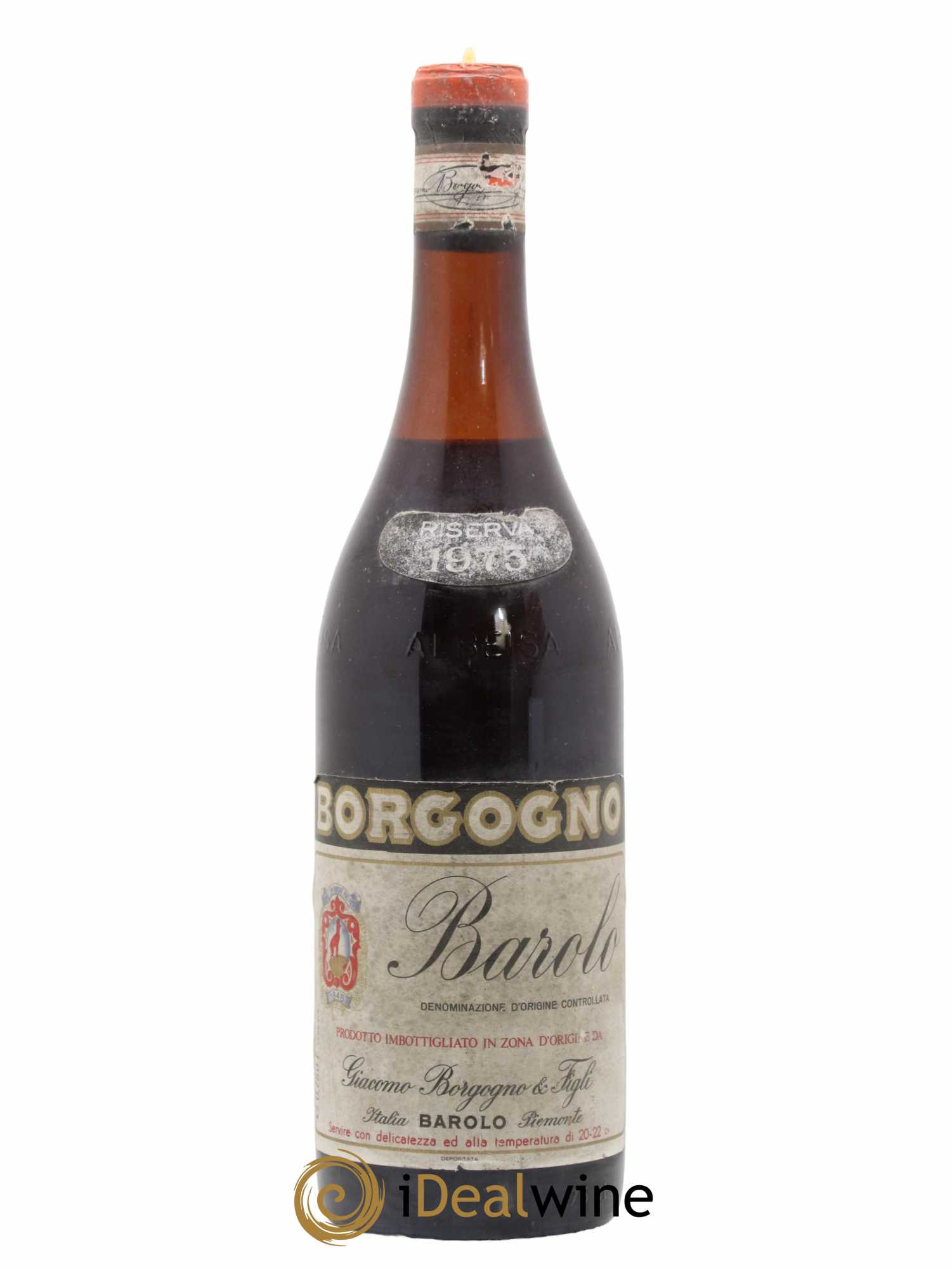 Barolo DOCG Riserva Giacomo Borgogno 1975 - Posten von 1 Flasche - 0