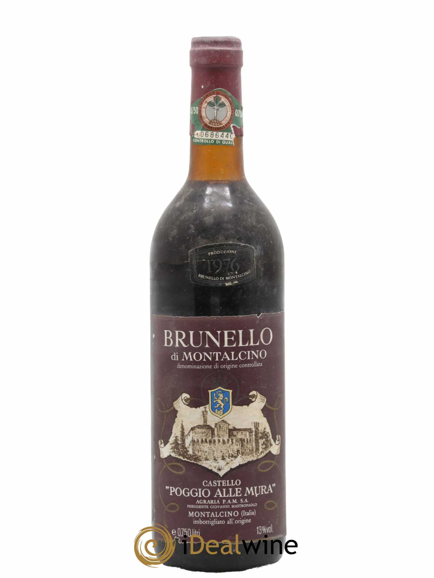Brunello di Montalcino Poggio Alle Mura 1976 - Lot de 1 bouteille - 0