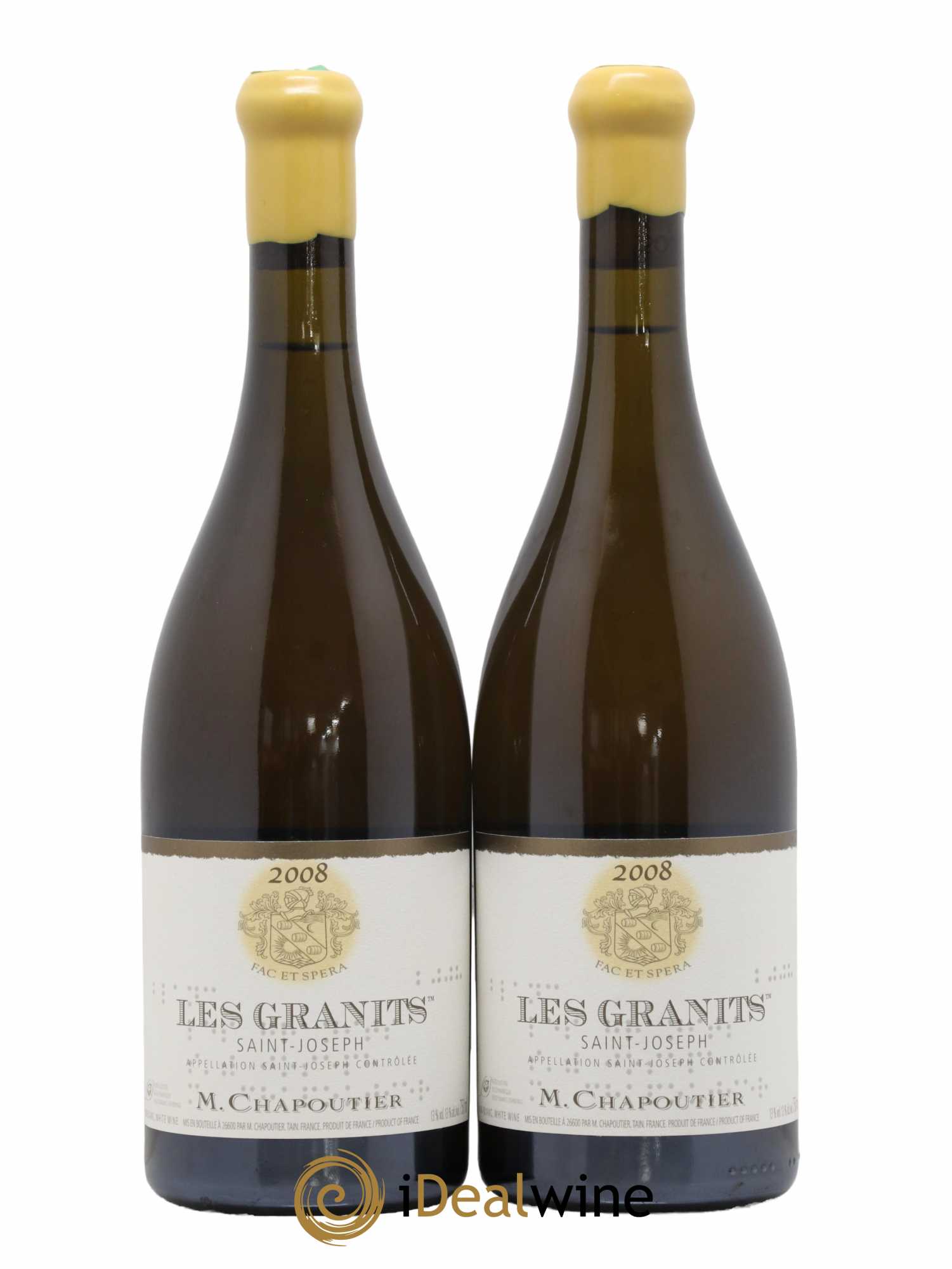 Saint-Joseph Les Granits Chapoutier 2008 - Lot de 2 bouteilles - 0