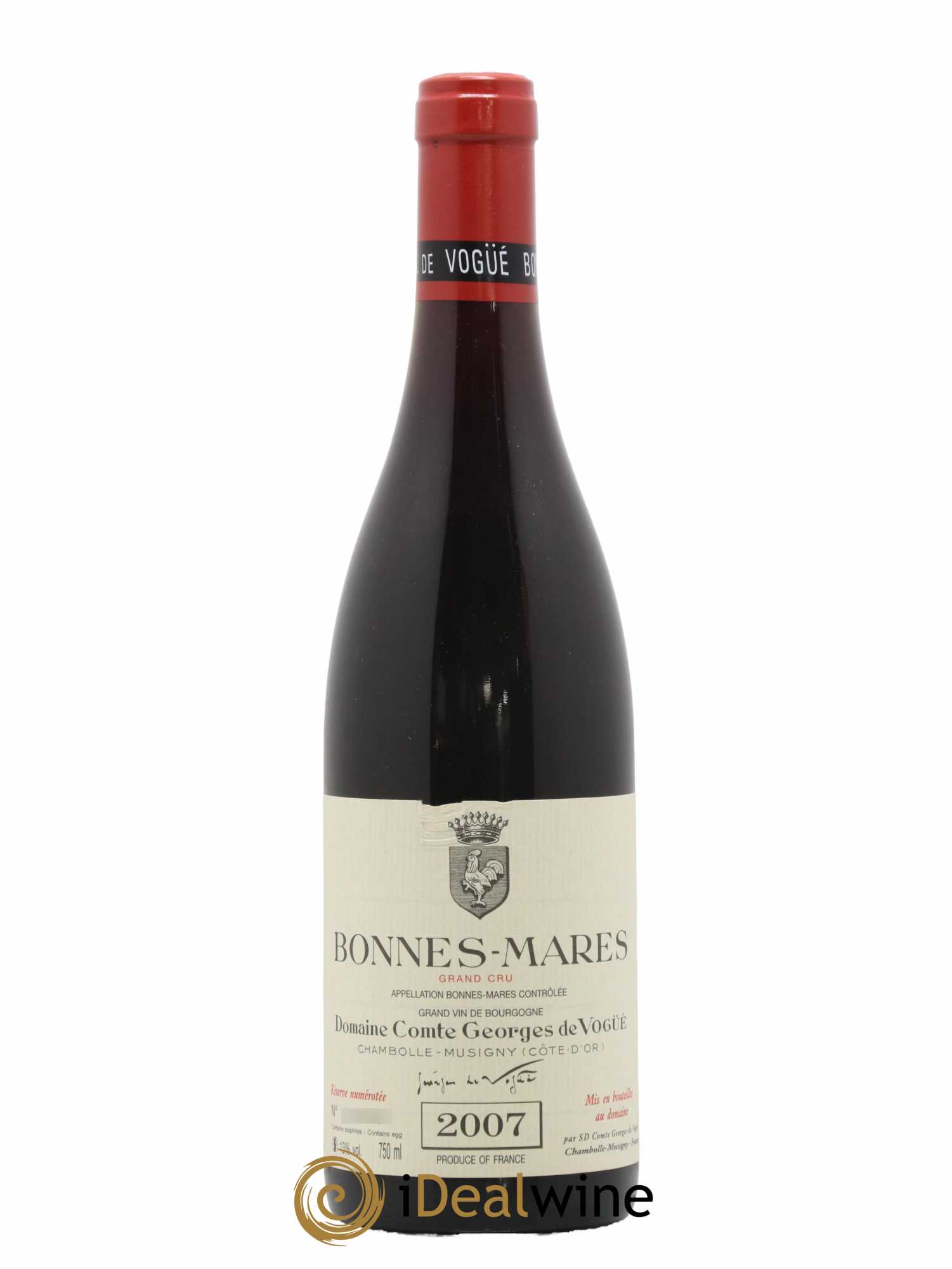 Bonnes-Mares Grand Cru Comte Georges de Vogüé 2007 - Lot de 1 bouteille - 0