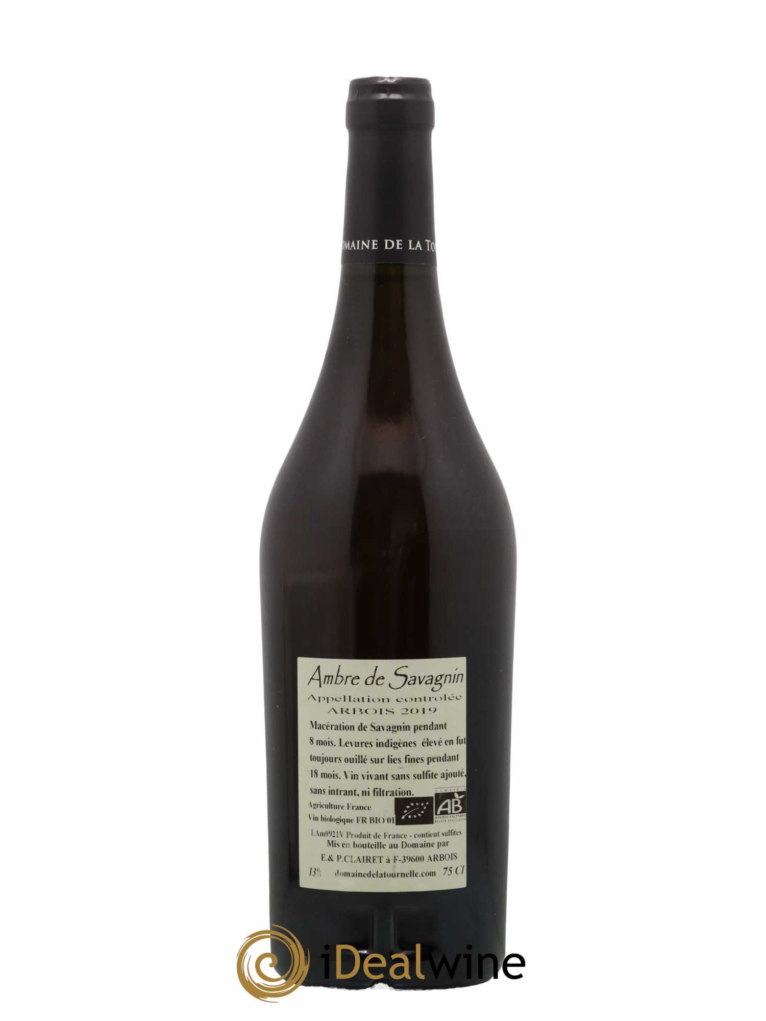 Arbois Ambre de Savagnin Domaine de la Tournelle 2019 - Lot de 1 bouteille - 1