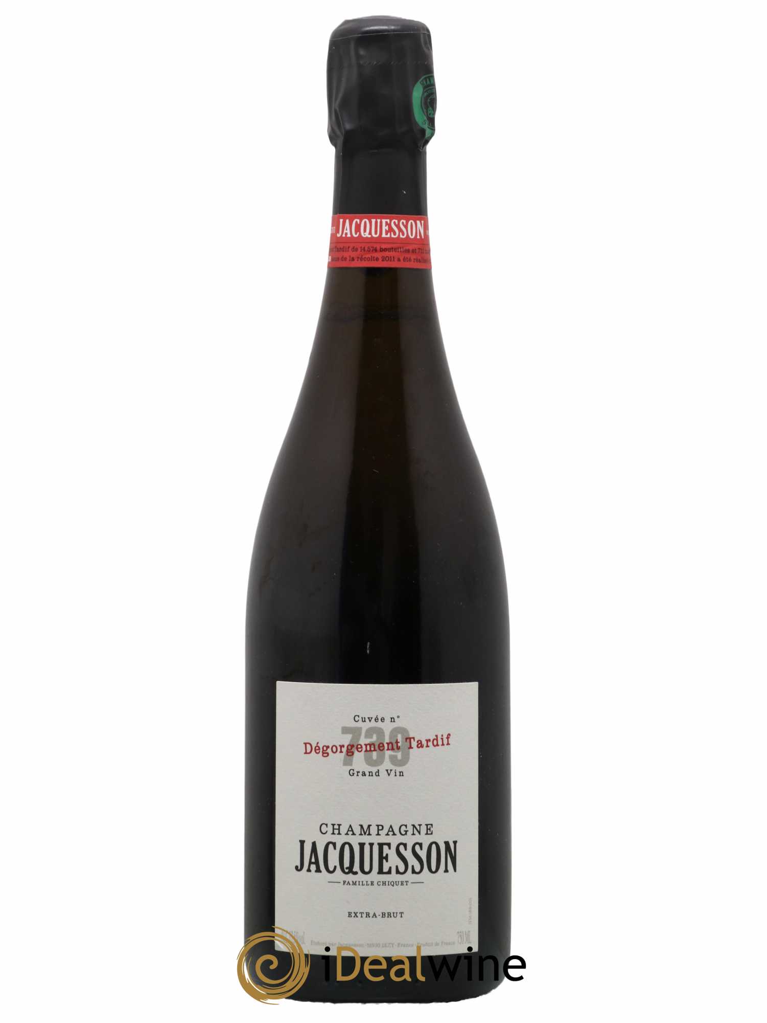Cuvée 739 Dégorgement Tardif Extra-Brut Jacquesson - Lot de 1 bouteille - 0