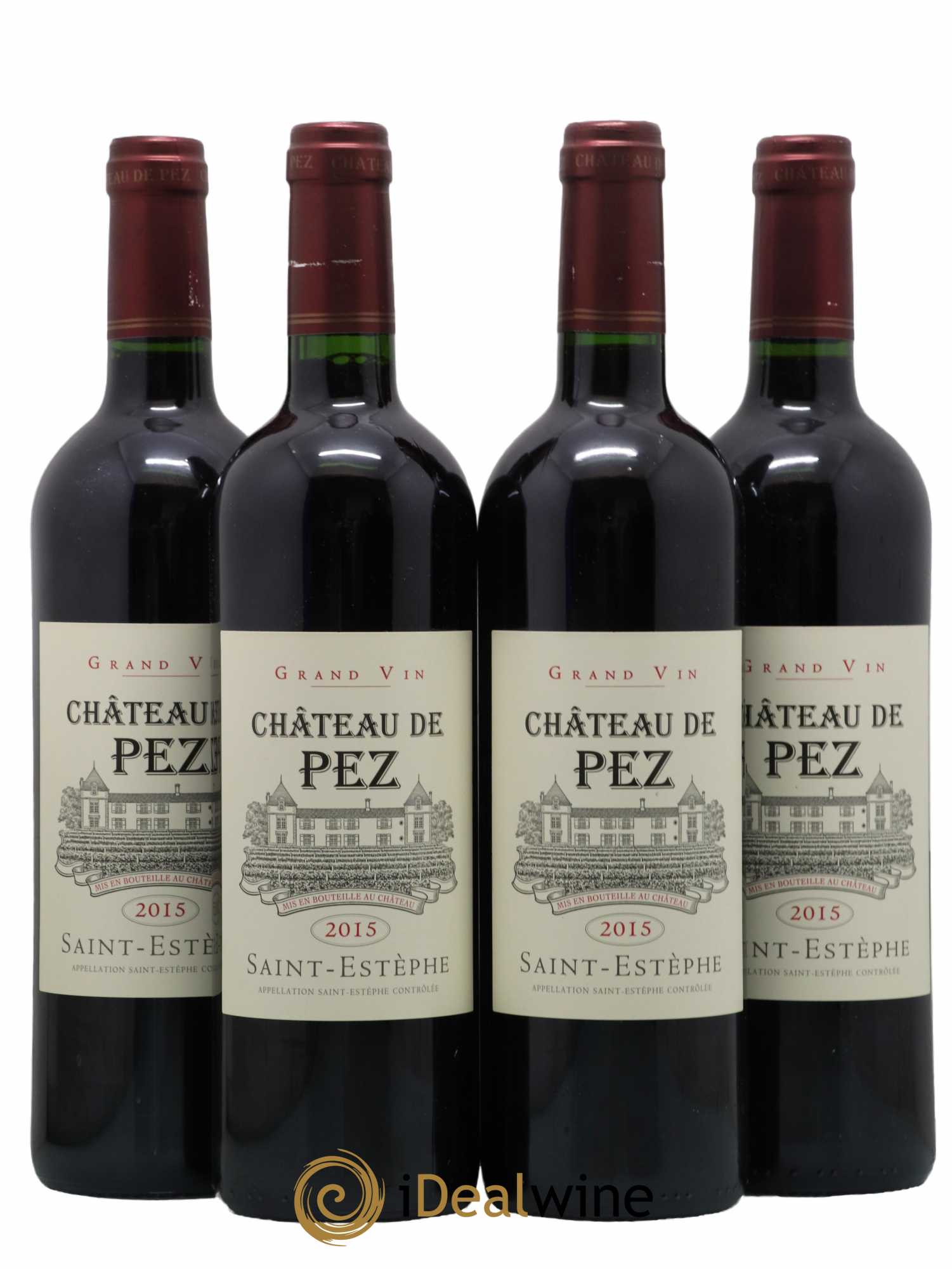 Château de Pez 2015 - Lot de 4 bouteilles - 0
