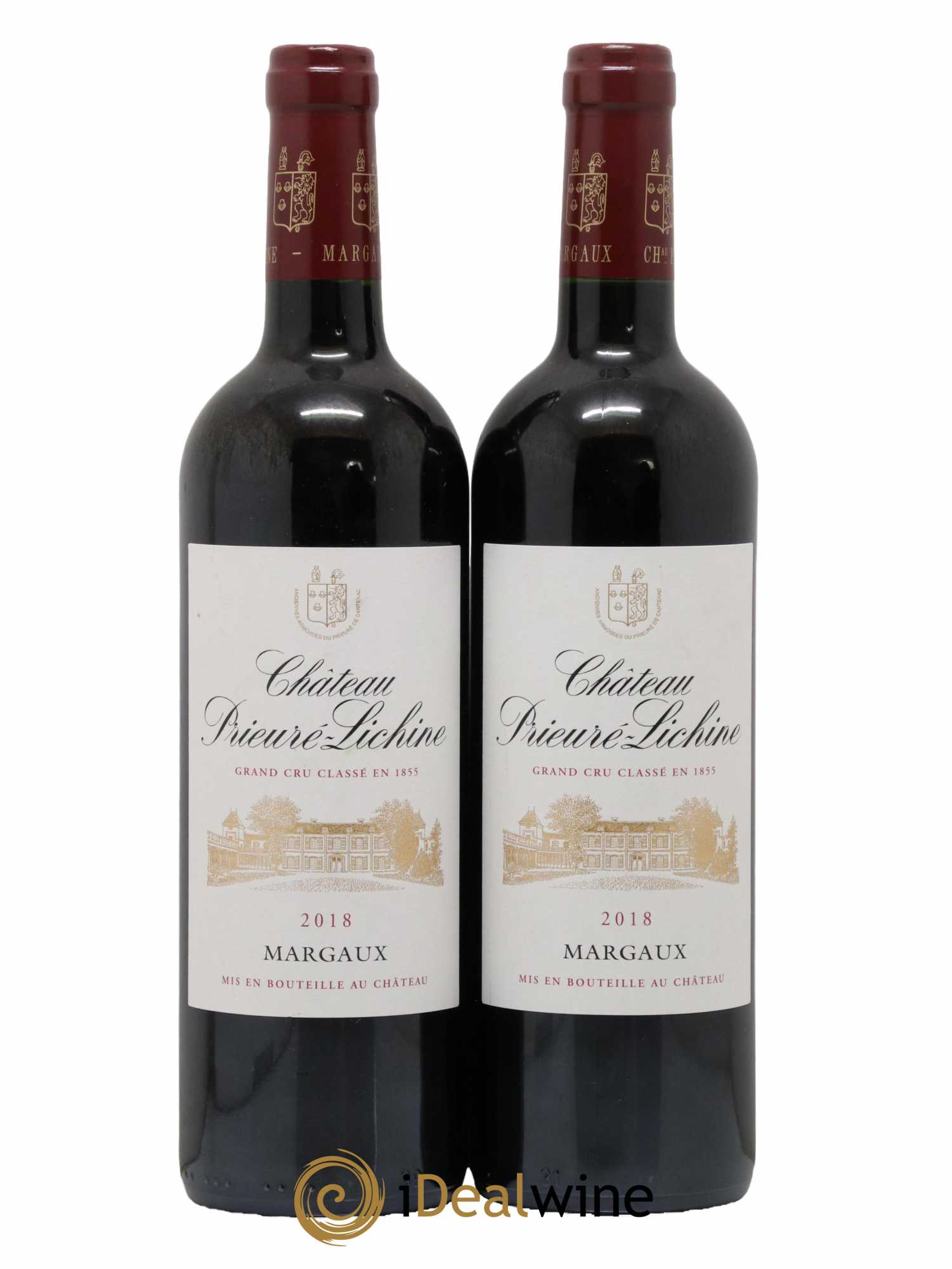 Château Prieuré Lichine 4ème Grand Cru Classé 2018 - Lot de 2 bouteilles - 0