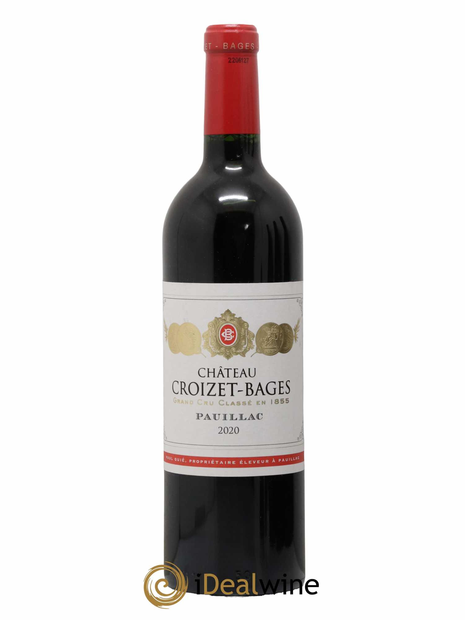 Château Croizet Bages 5ème Grand Cru Classé 2020 - Lot de 1 bouteille - 0