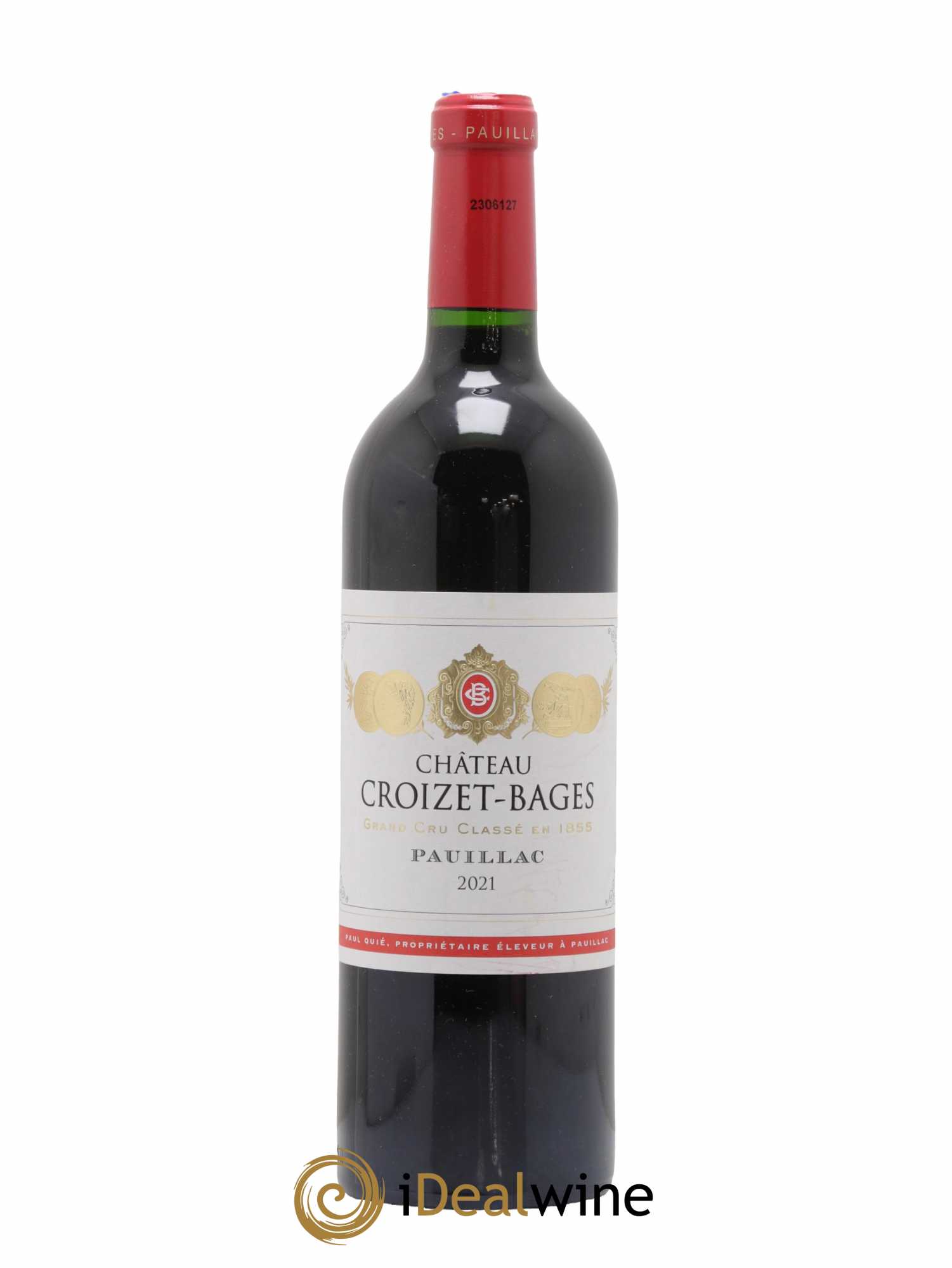 Château Croizet Bages 5ème Grand Cru Classé 2021 - Lot de 1 bouteille - 0