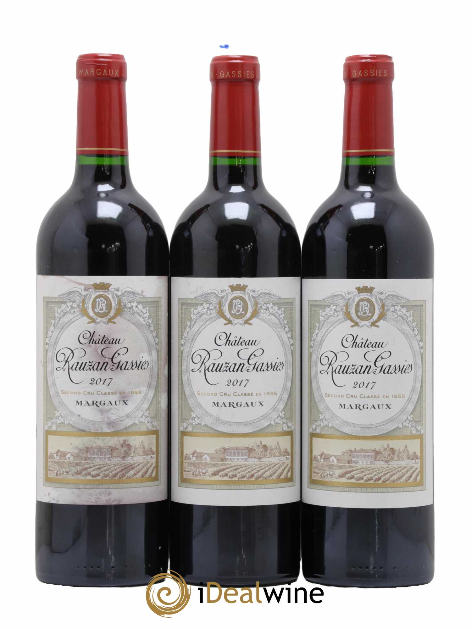 Château Rauzan-Gassies 2ème Grand Cru Classé 2017 - Lot de 3 bouteilles - 0