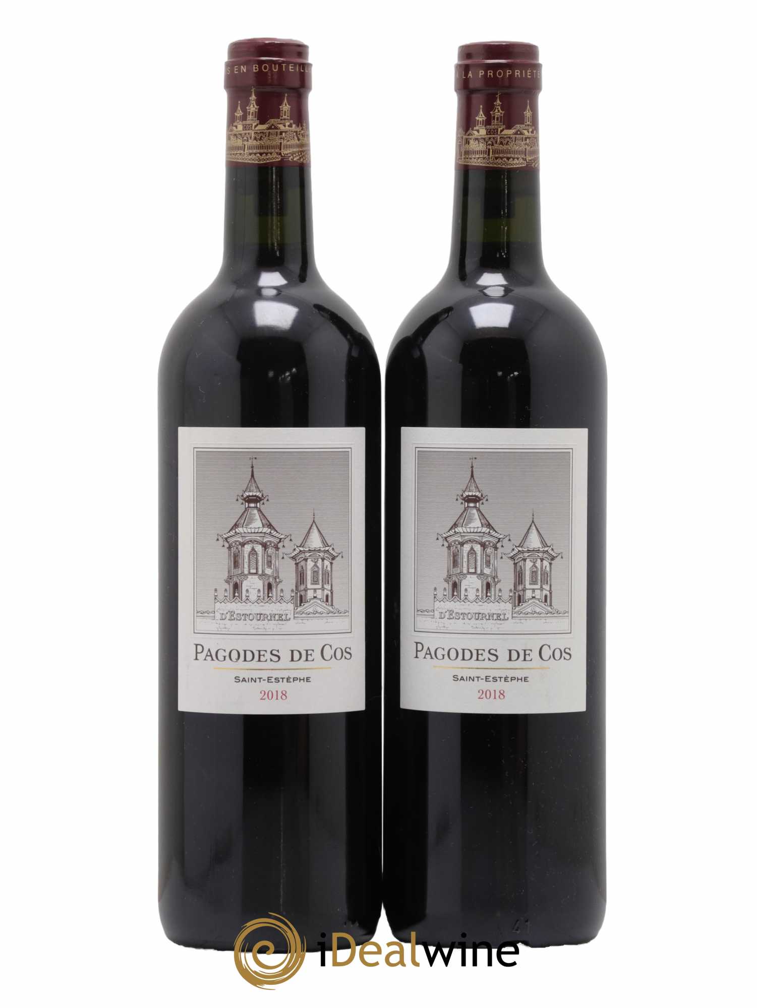 Les Pagodes de Cos Second Vin 2018 - Lot of 2 bottles - 0