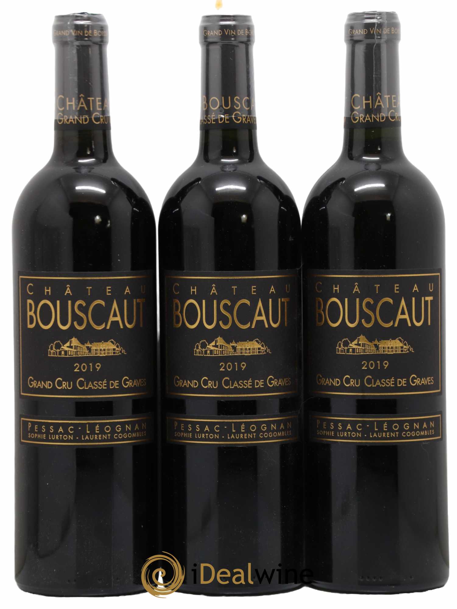 Château Bouscaut Cru Classé de Graves 2019 - Lot de 3 bouteilles - 0