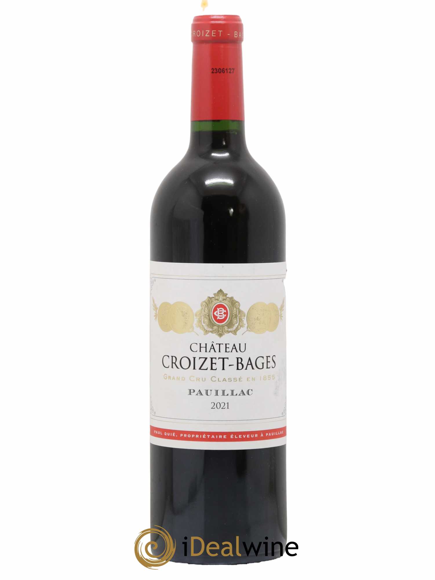 Château Croizet Bages 5ème Grand Cru Classé 2021 - Lot de 1 bouteille - 0