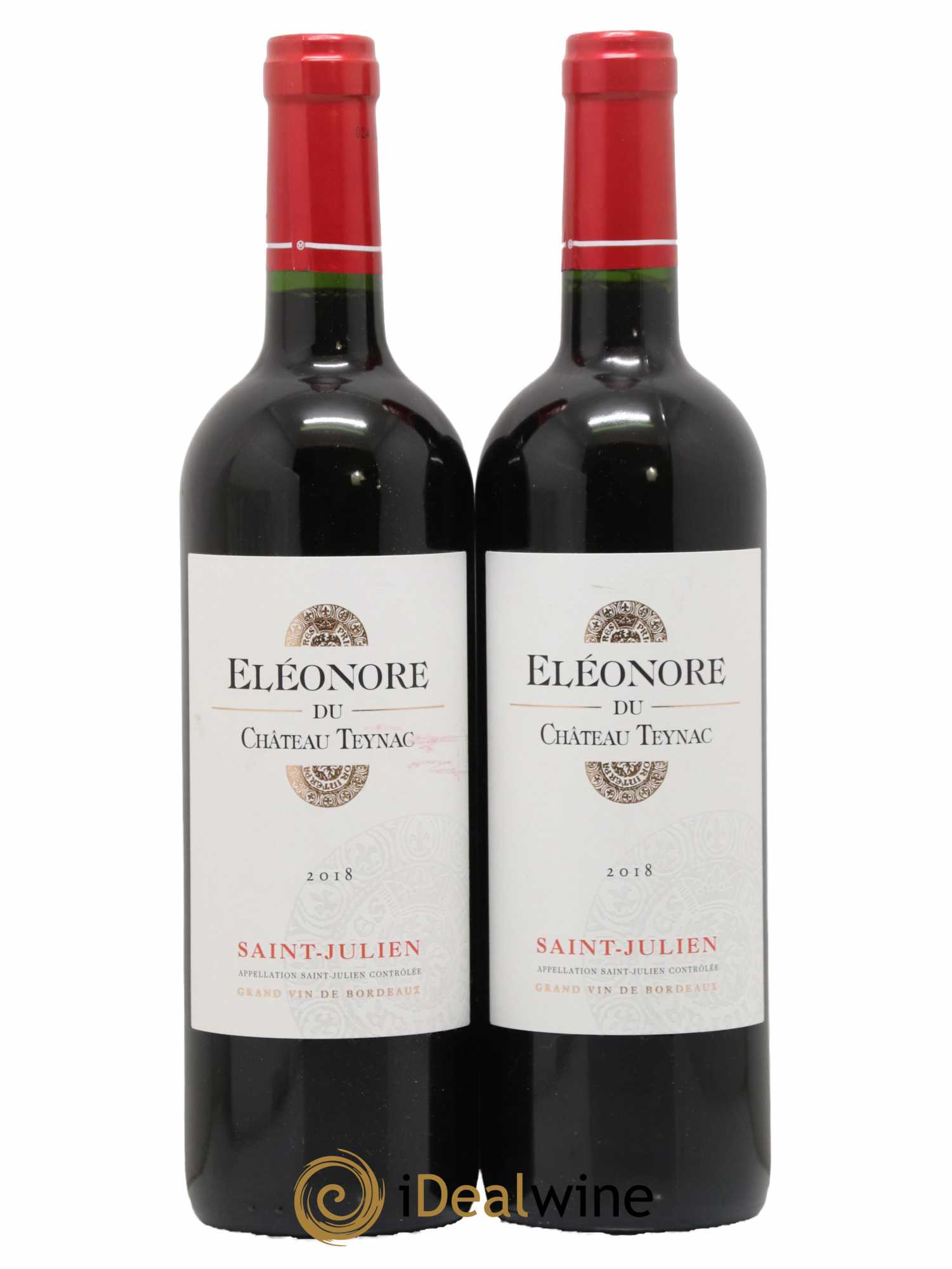 Saint-Julien Eléonore Château Teynac 2018 - Posten von 2 Flaschen - 0