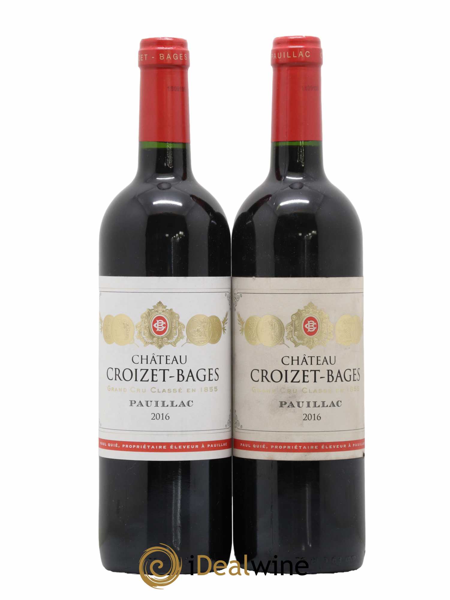 Château Croizet Bages 5ème Grand Cru Classé 2016 - Lot de 2 bouteilles - 0