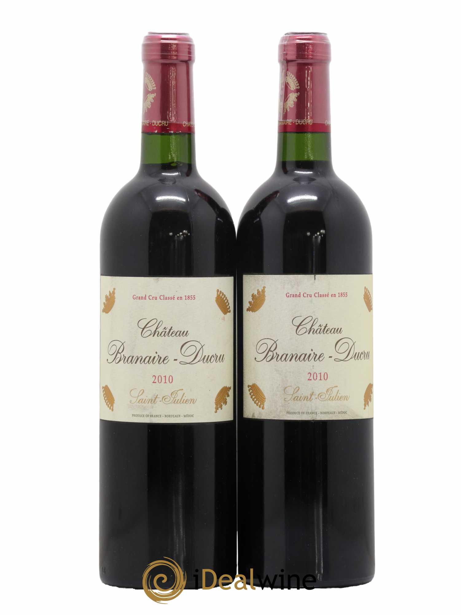 Château Branaire Ducru 4ème Grand Cru Classé 2010 - Lotto di 2 bottiglie - 0