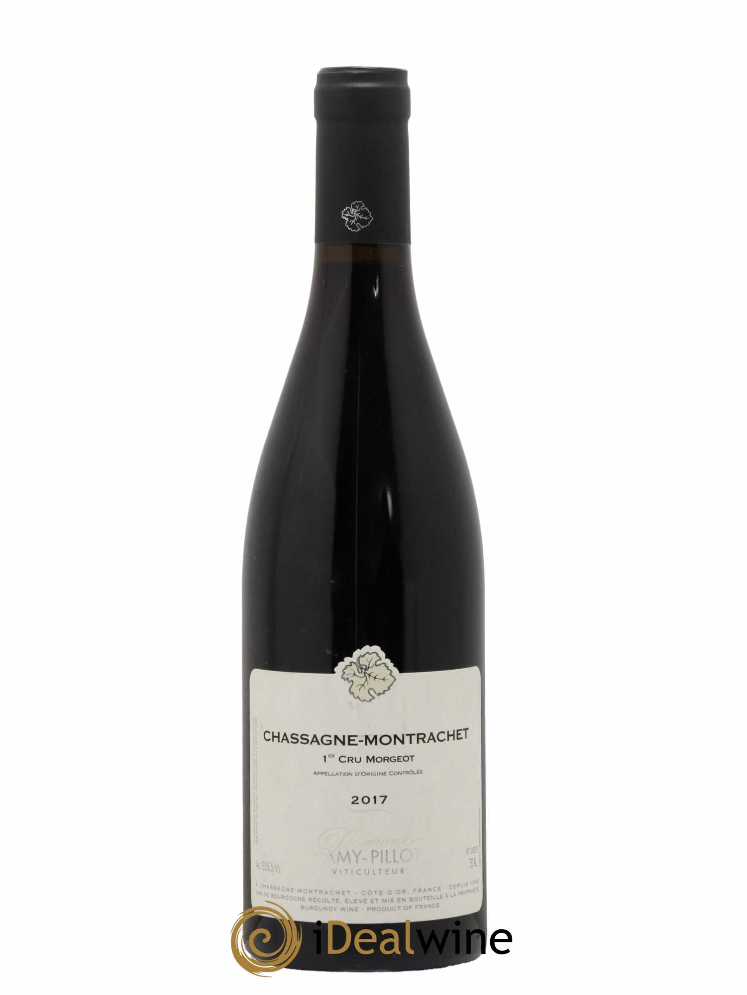 Chassagne-Montrachet 1er Cru Morgeot Lamy Pillot 2017 - Lot de 1 bouteille - 0