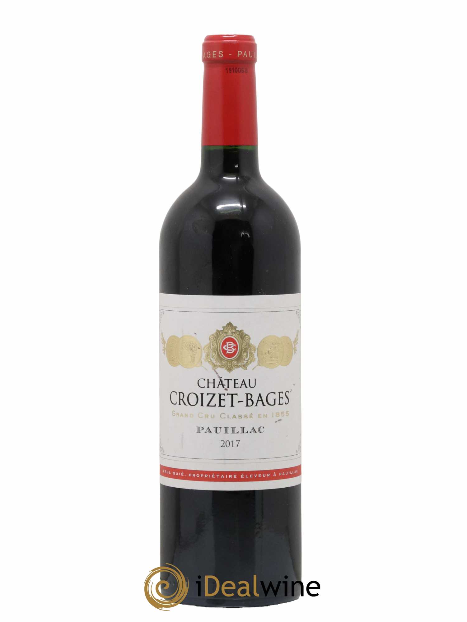 Château Croizet Bages 5ème Grand Cru Classé 2017 - Lot de 1 bouteille - 0