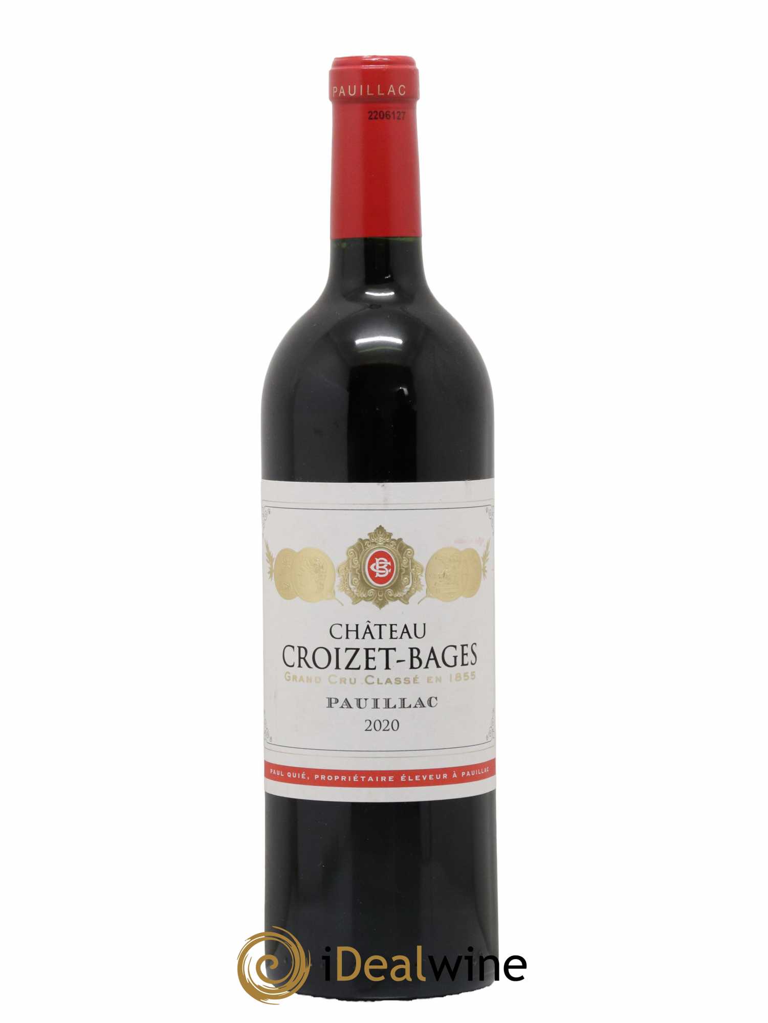 Château Croizet Bages 5ème Grand Cru Classé 2020 - Lot de 1 bouteille - 0