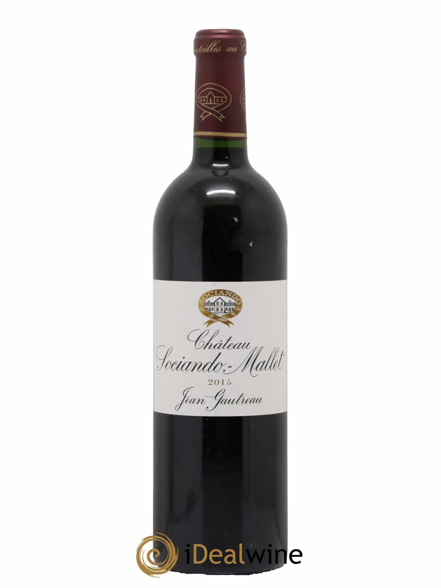 Château Sociando Mallet 2015 - Lot de 1 bouteille - 0