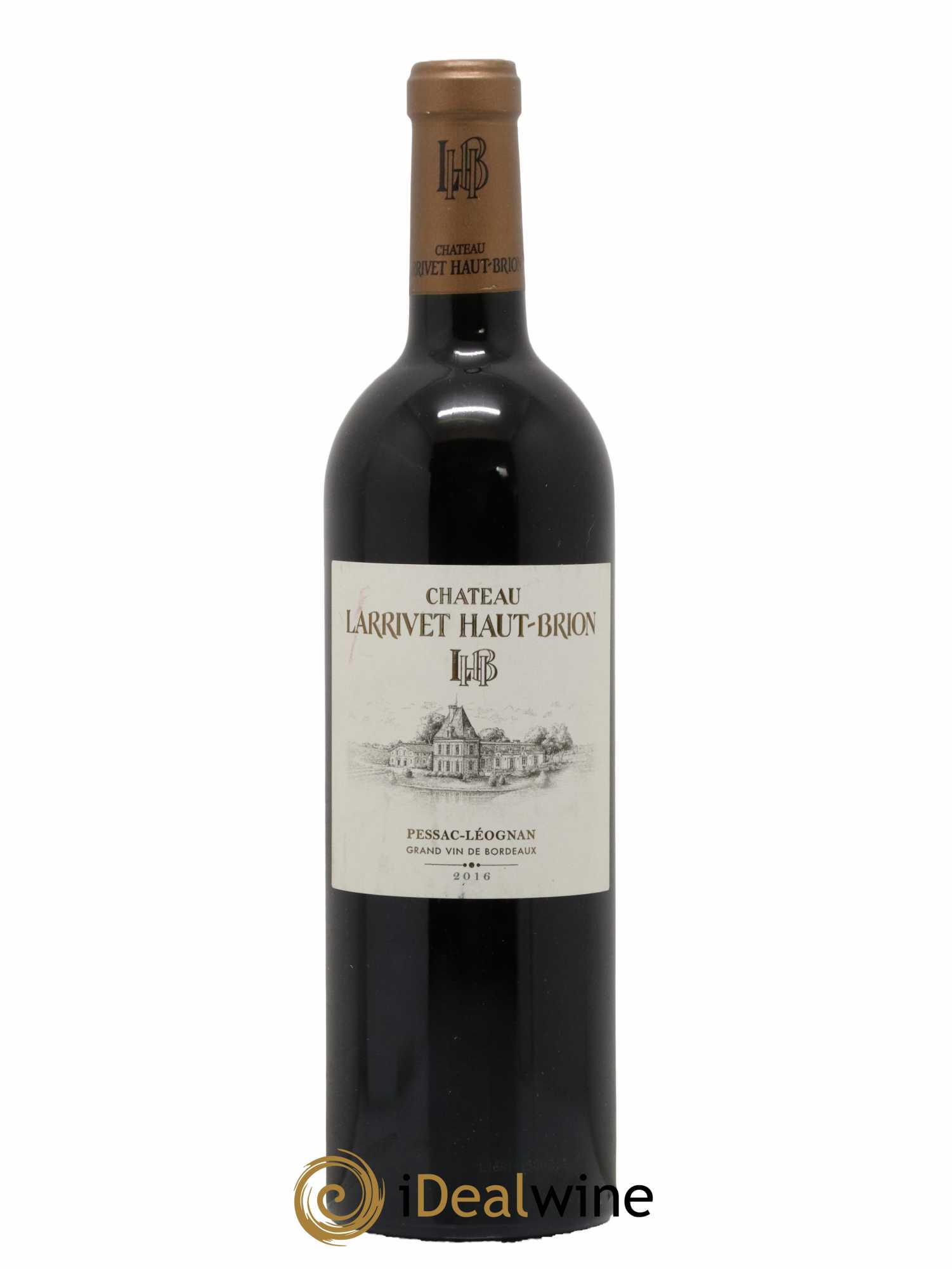 Château Larrivet Haut-Brion 2016 - Lot de 1 bouteille - 0