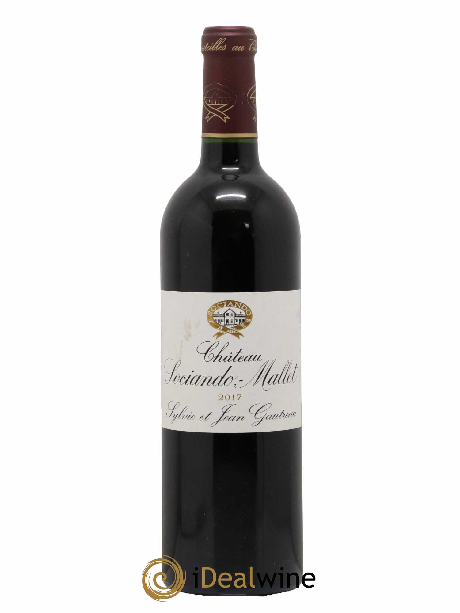 Château Sociando Mallet 2017 - Lot de 1 bouteille - 0