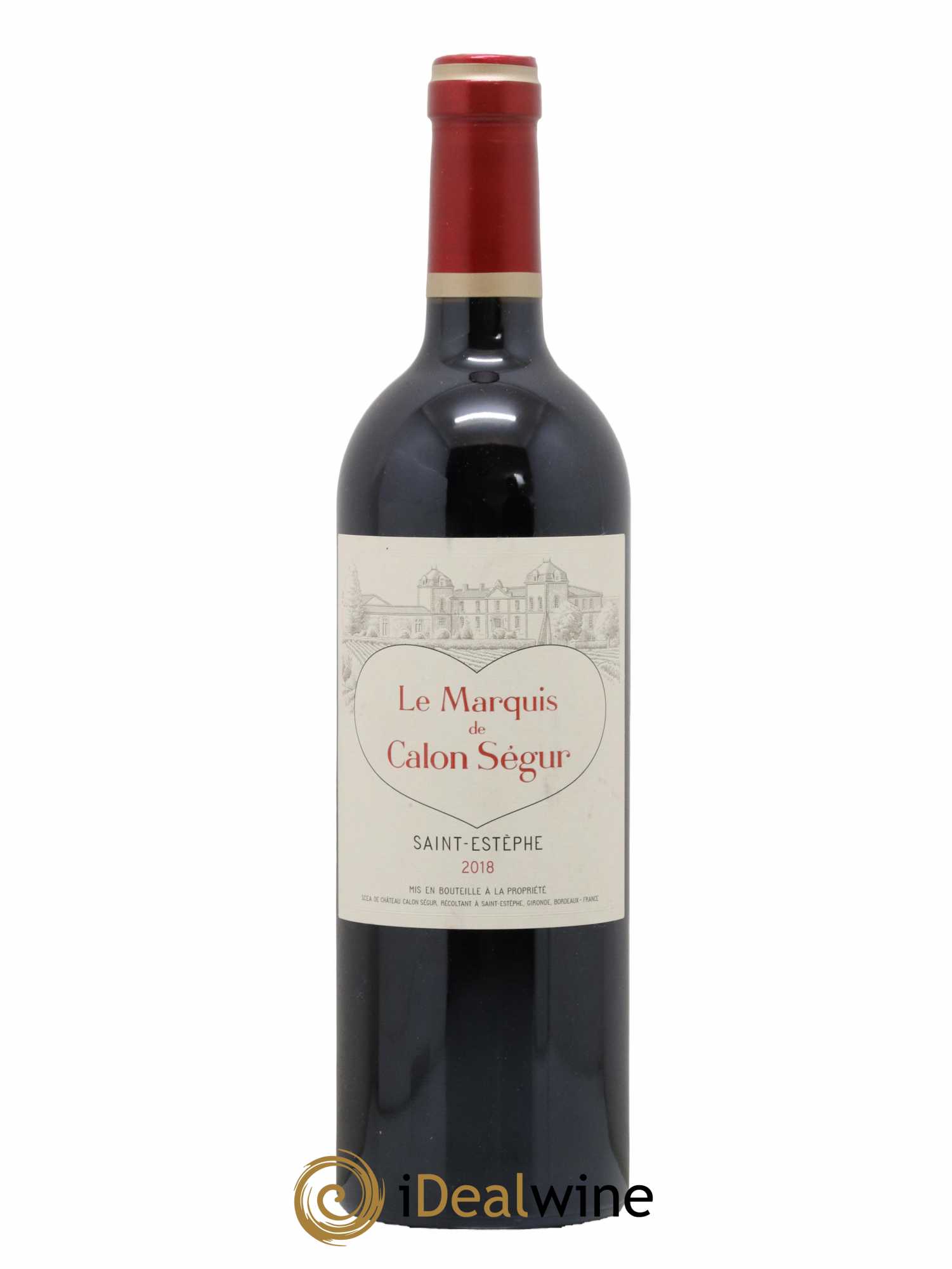 Marquis de Calon Second Vin 2018 - Lot de 1 bouteille - 0