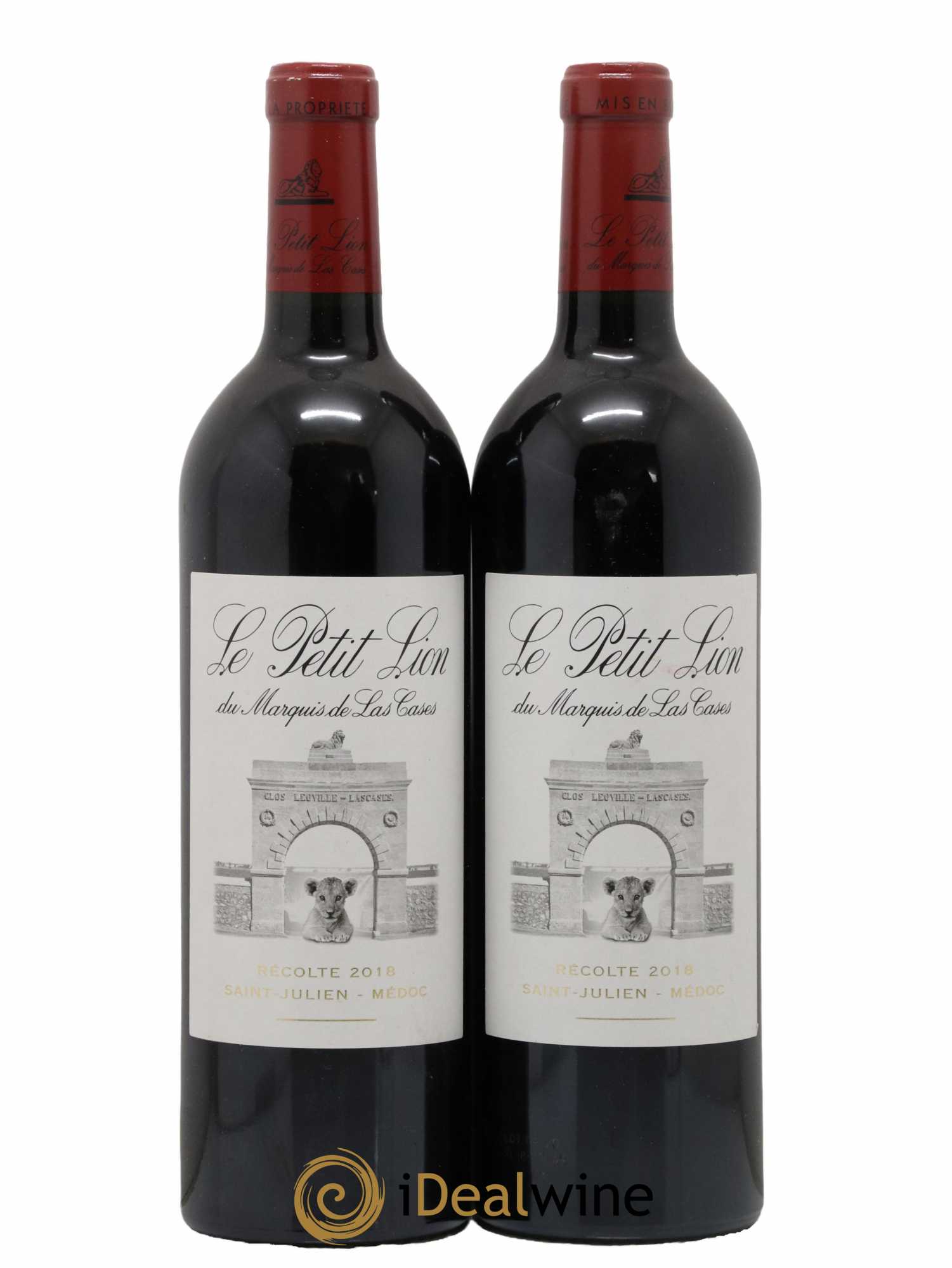 Le Petit Lion du Marquis de Las Cases Second Vin 2018 - Lot de 2 bouteilles - 0