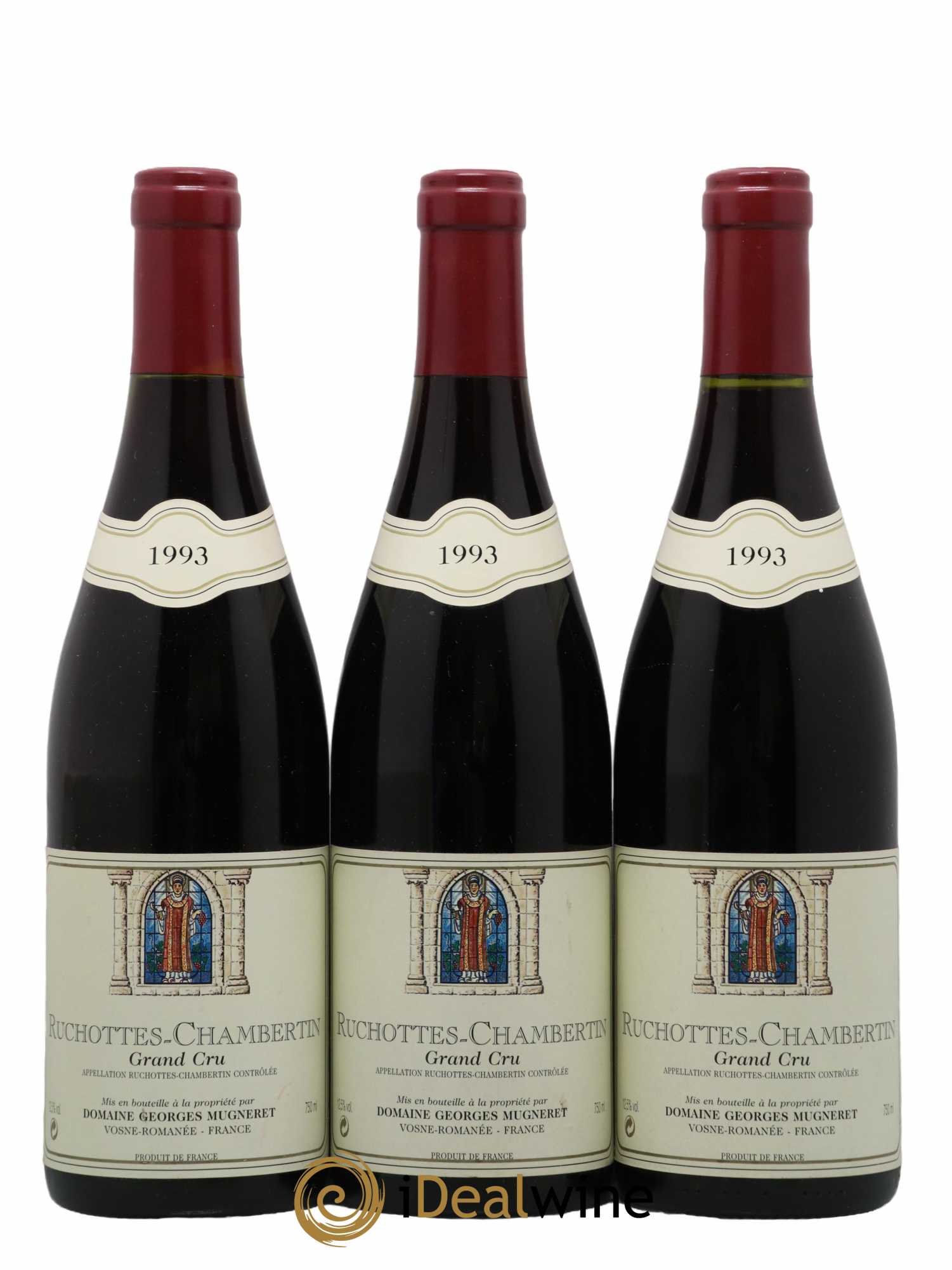 Ruchottes-Chambertin Grand Cru Georges Mugneret (Domaine) 1993 - Lot de 3 bouteilles - 0