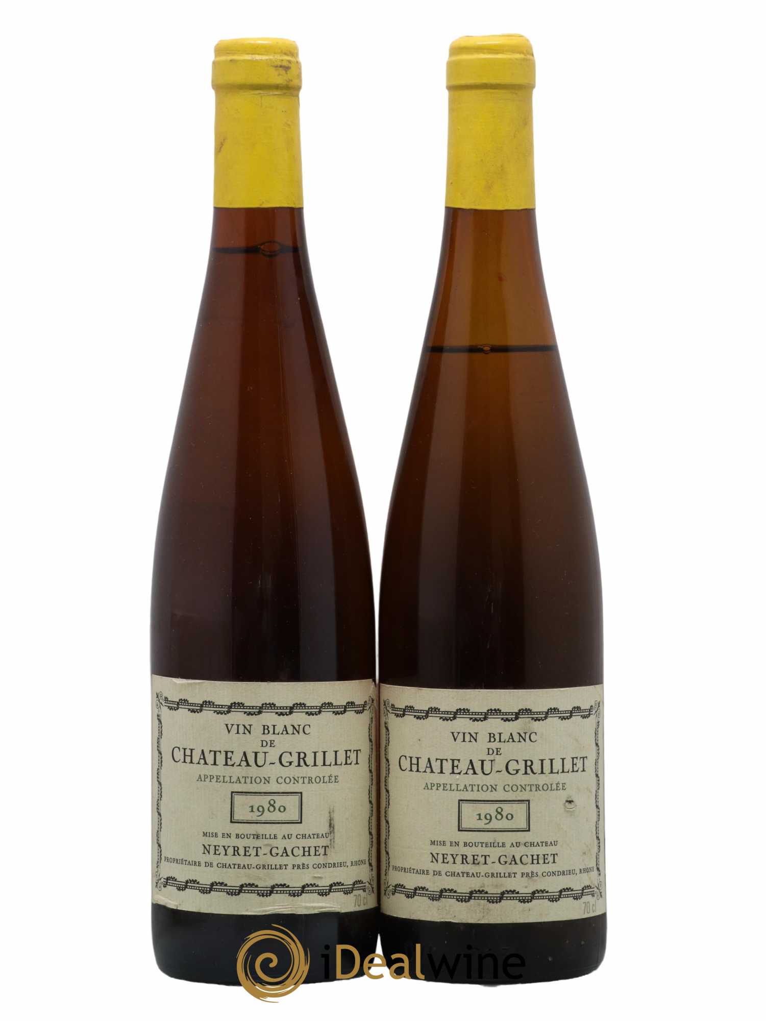 Château Grillet Château-Grillet 1980 - Lot de 2 bouteilles - 0