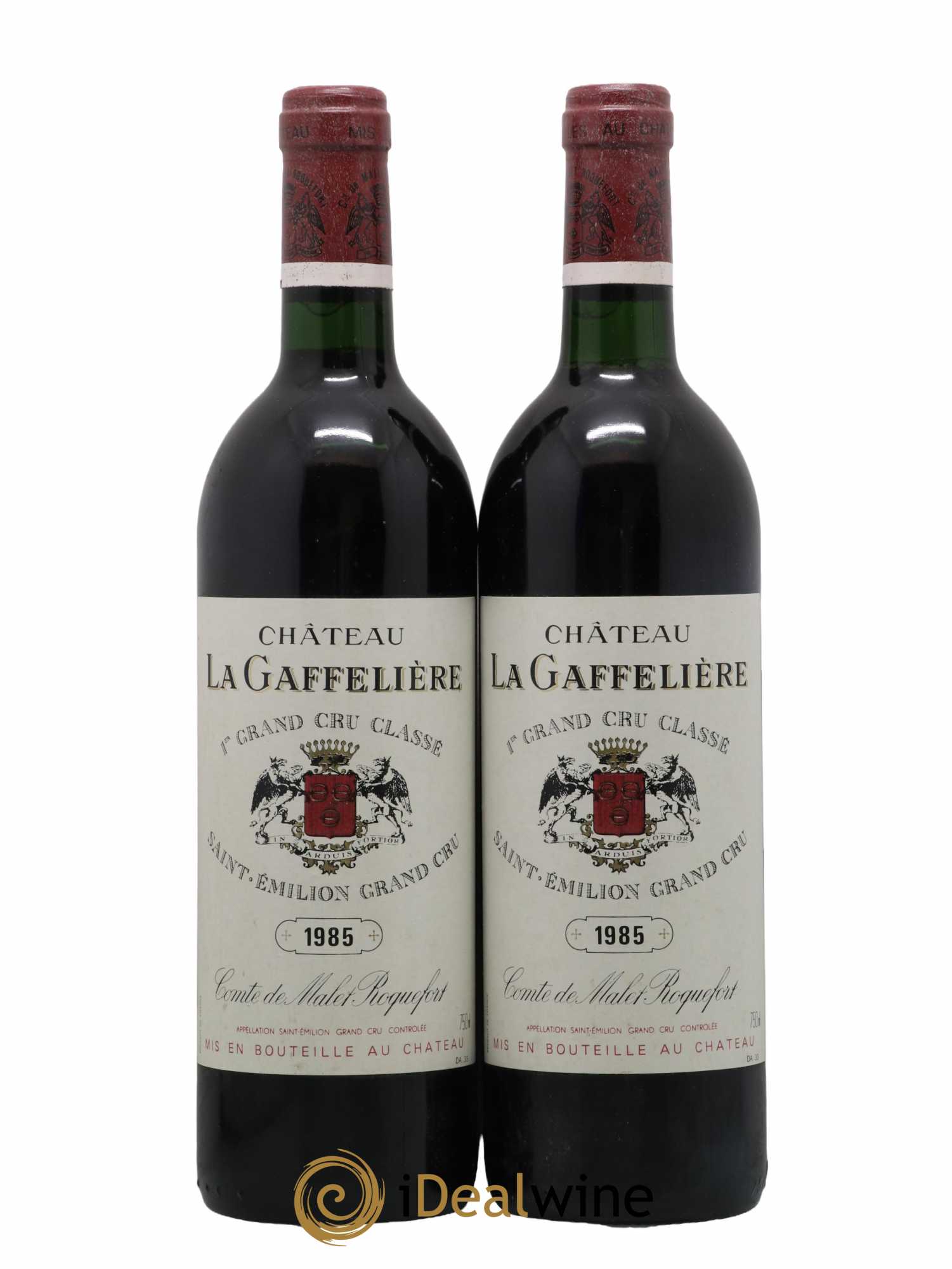 Château la Gaffelière 1er Grand Cru Classé B 1985 - Lot de 2 bouteilles - 0