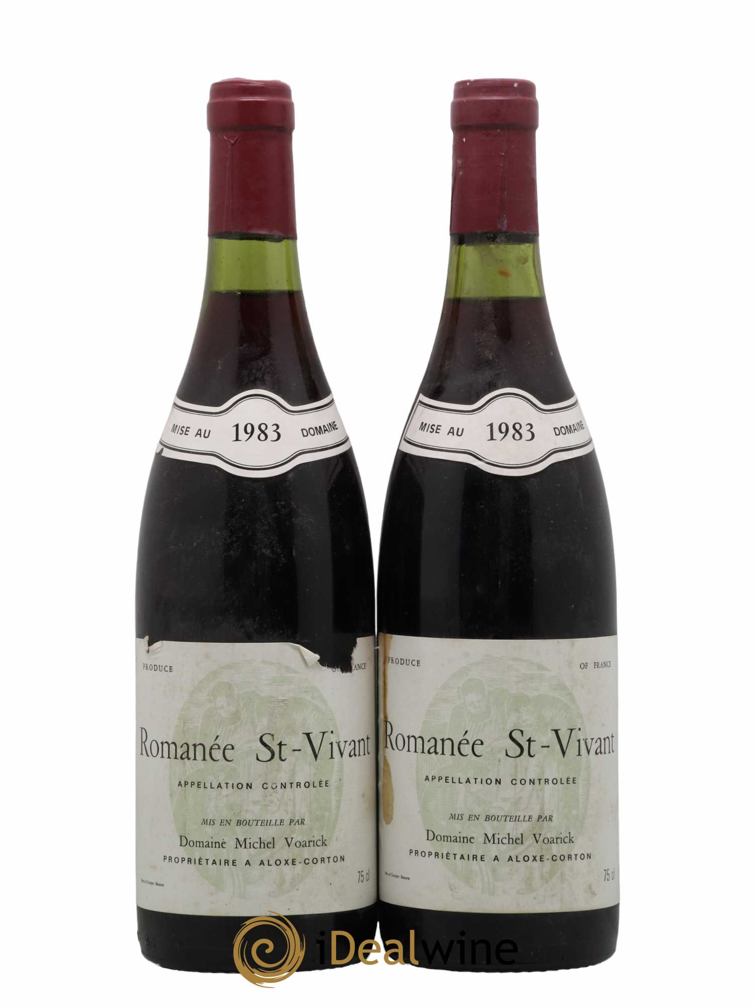 Romanée-Saint-Vivant Grand Cru Michel Voarick 1983 - Lot de 2 bouteilles - 0