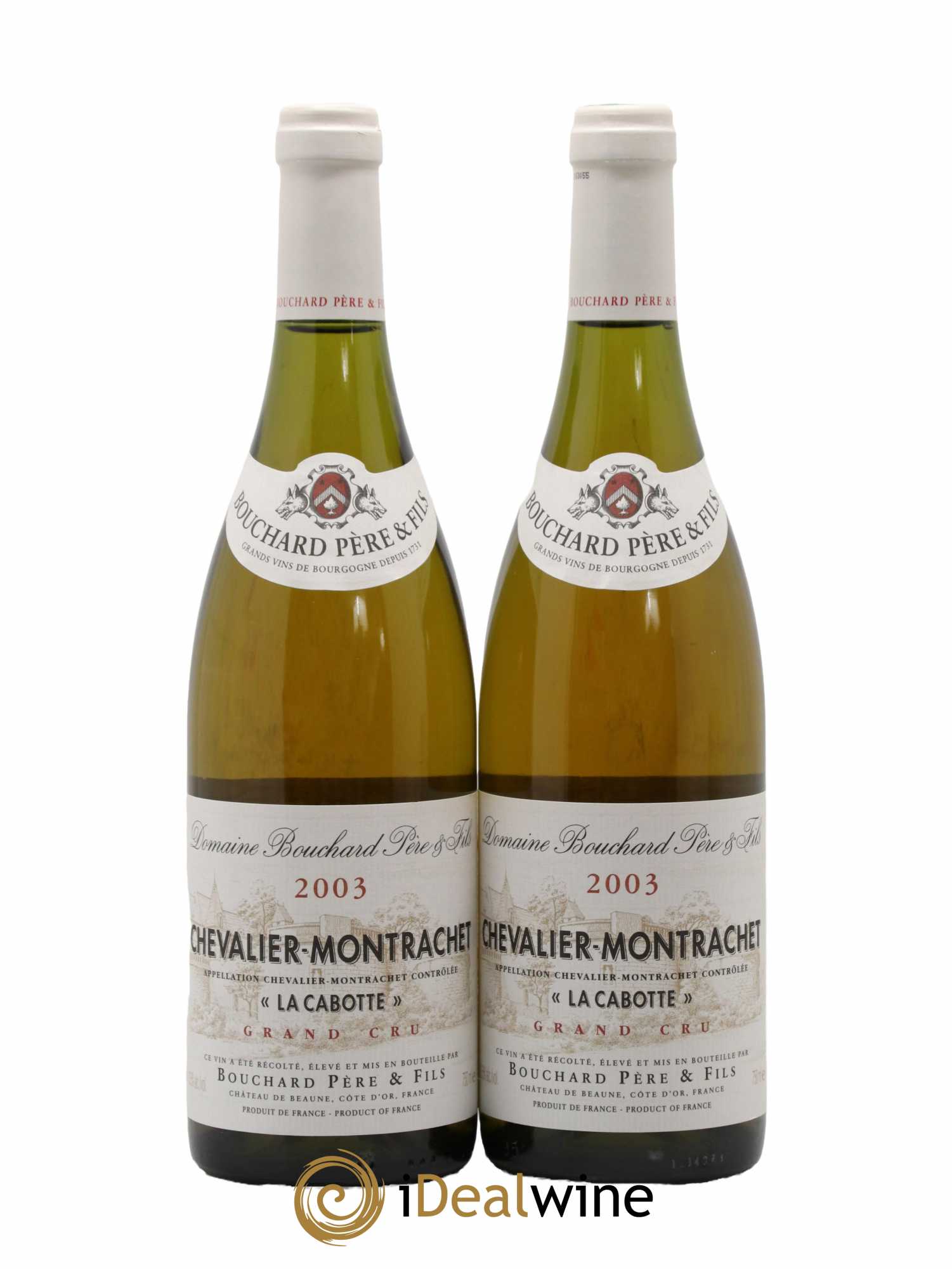 Chevalier-Montrachet Grand Cru La Cabotte Bouchard Père & Fils 2003 - Lot de 2 bouteilles - 0