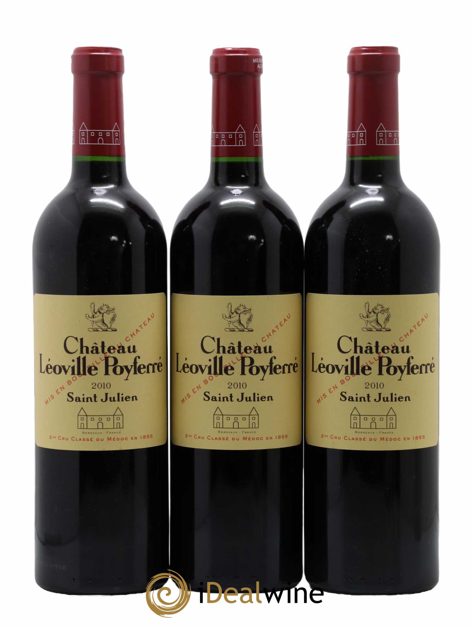 Château Léoville Poyferré 2ème Grand Cru Classé 2010 - Lot de 6 bouteilles - 1