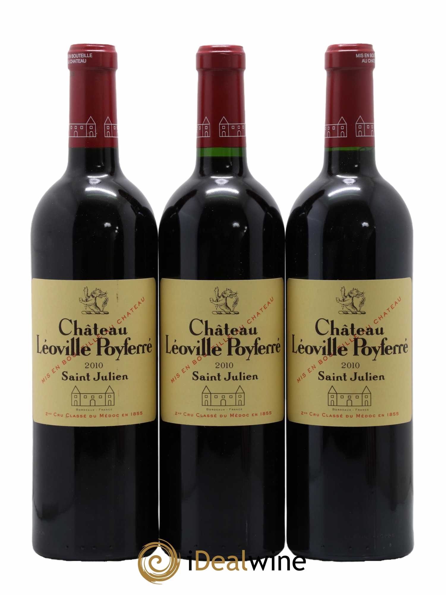 Château Léoville Poyferré 2ème Grand Cru Classé 2010 - Lot de 6 bouteilles - 2