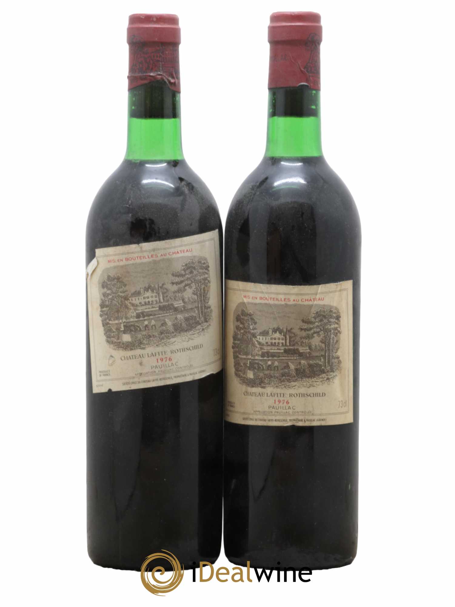 Château Lafite Rothschild 1er Grand Cru Classé 1976 - Lot de 2 bouteilles - 0