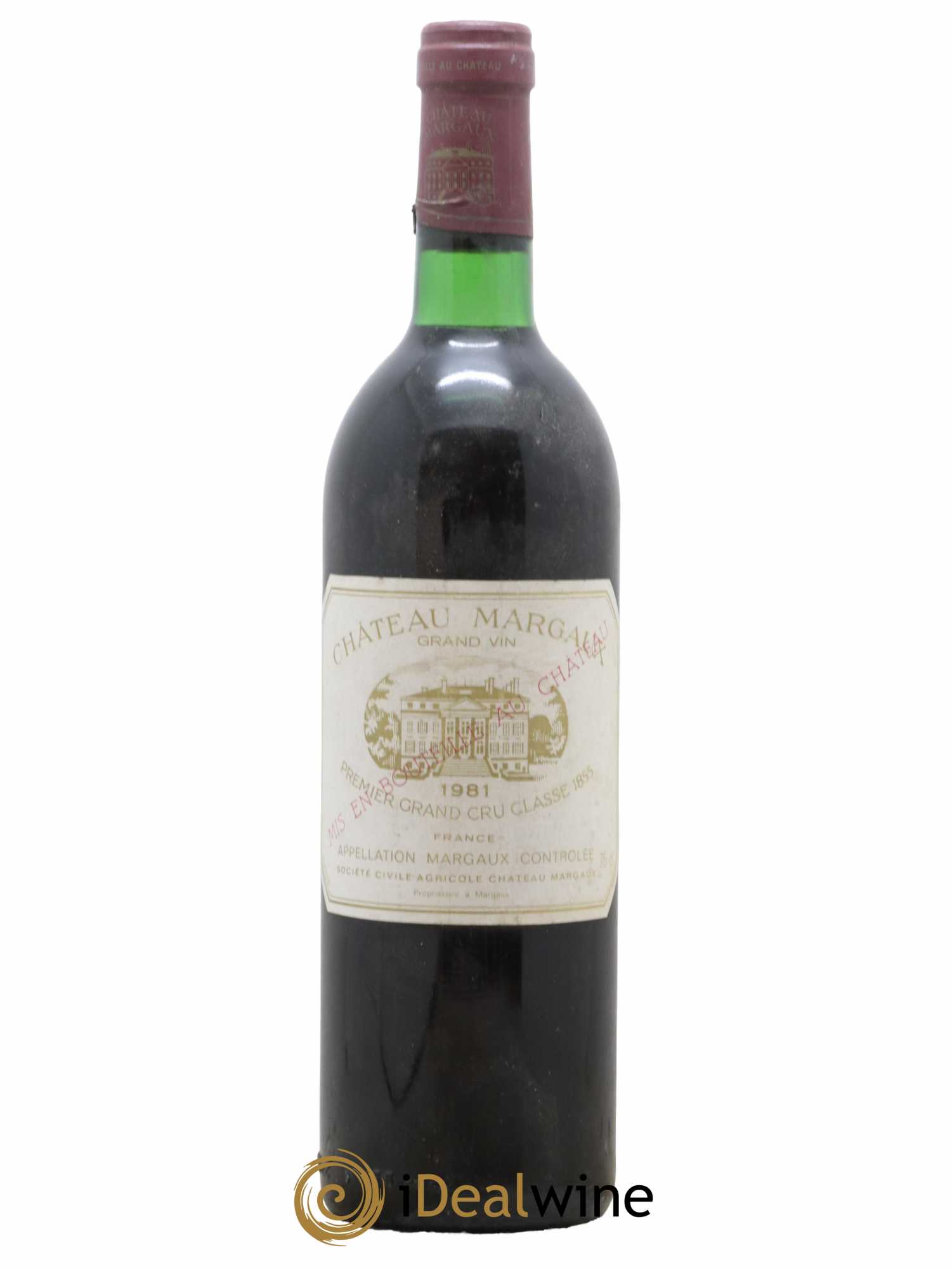 Château Margaux 1er Grand Cru Classé 1981 - Lot de 1 bouteille - 0