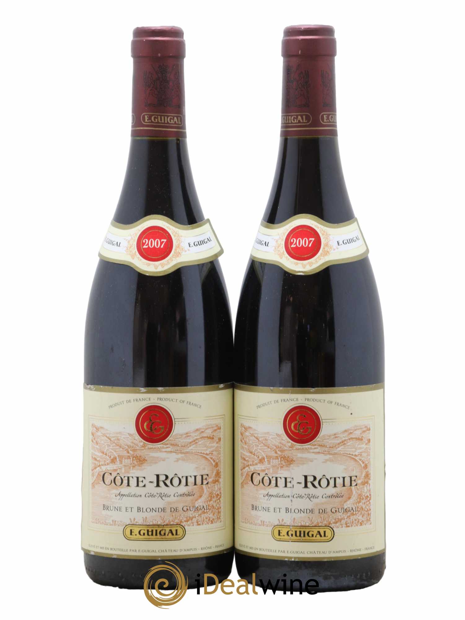 Côte-Rôtie Côtes Brune et Blonde Guigal 2007 - Lot de 2 bouteilles - 0