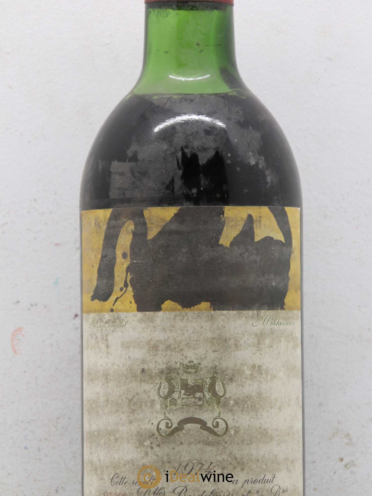 Château Mouton Rothschild 1er Grand Cru Classé 1974 - Lot de 1 bouteille - 1