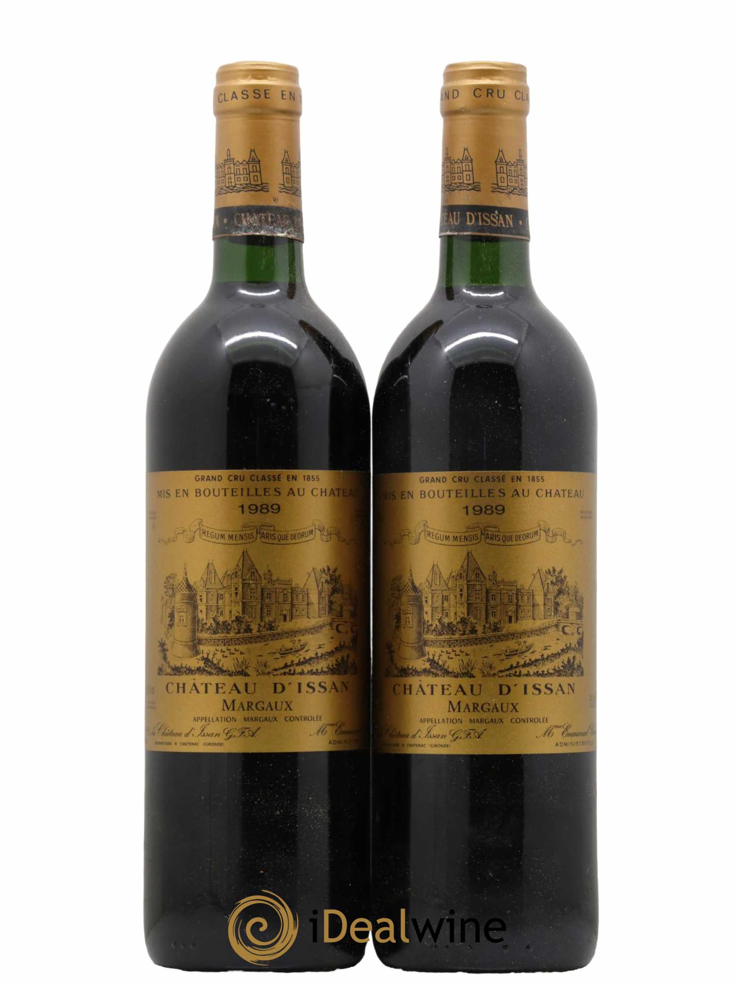 Château d'Issan 3ème Grand Cru Classé 1989 - Lot de 2 bouteilles - 0