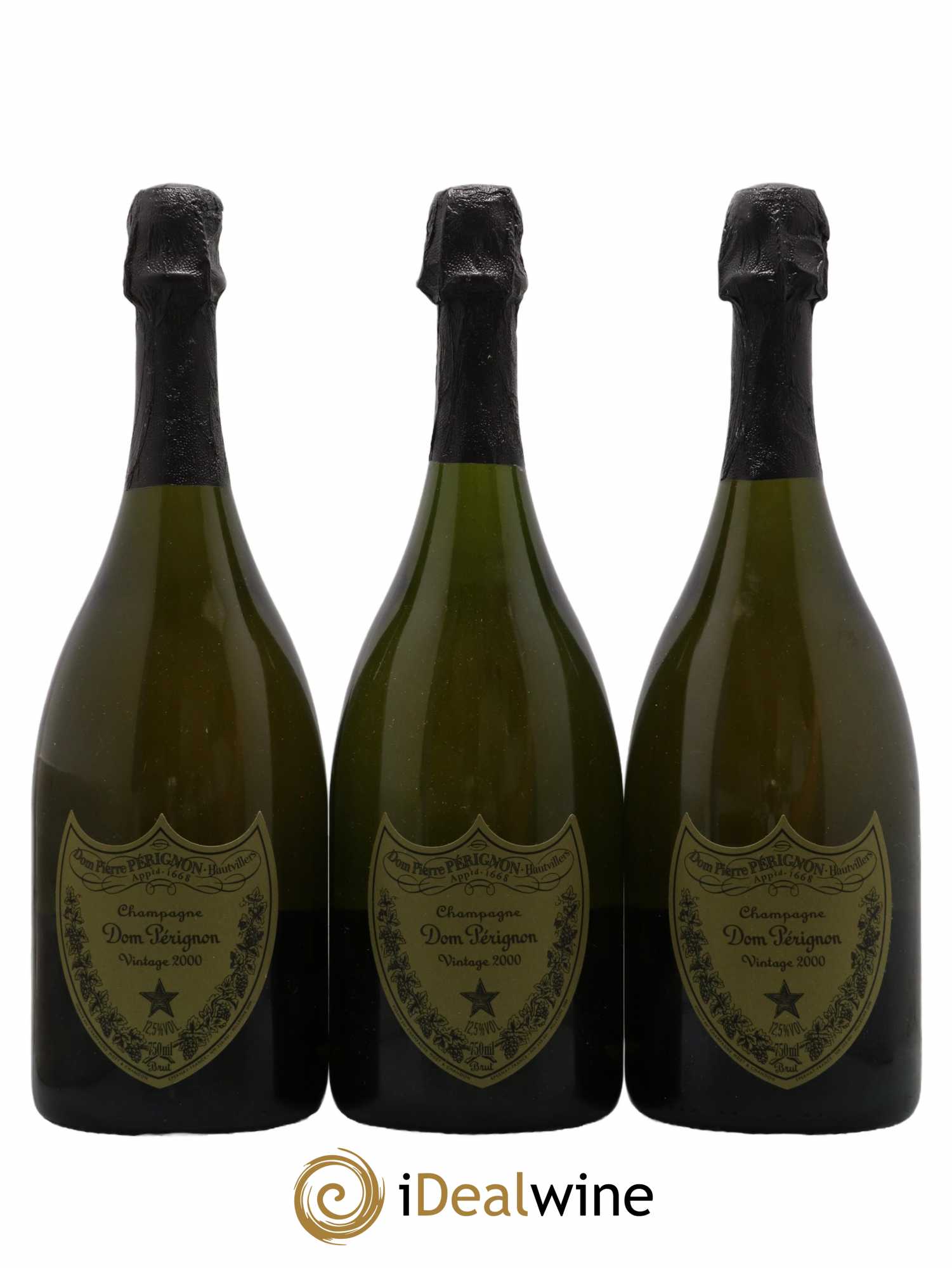 Brut Dom Pérignon 2000 - Lot de 3 bouteilles - 0
