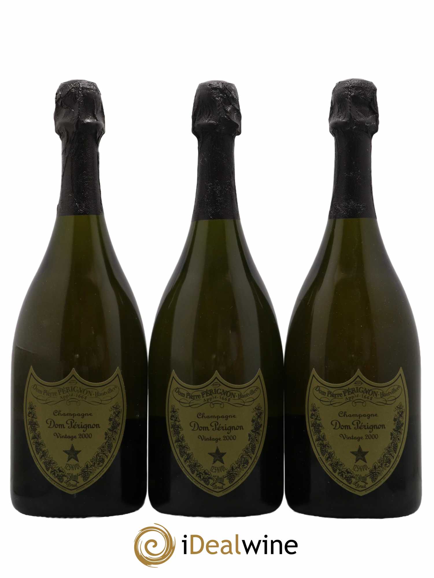 Brut Dom Pérignon 2000 - Lot de 3 bouteilles - 0