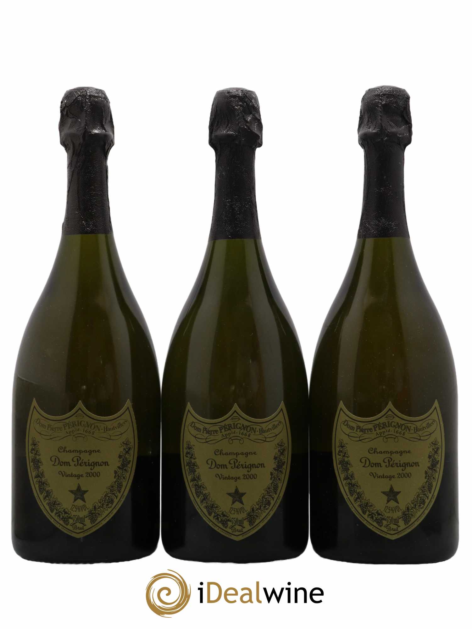 Brut Dom Pérignon 2000 - Lot de 3 bouteilles - 0