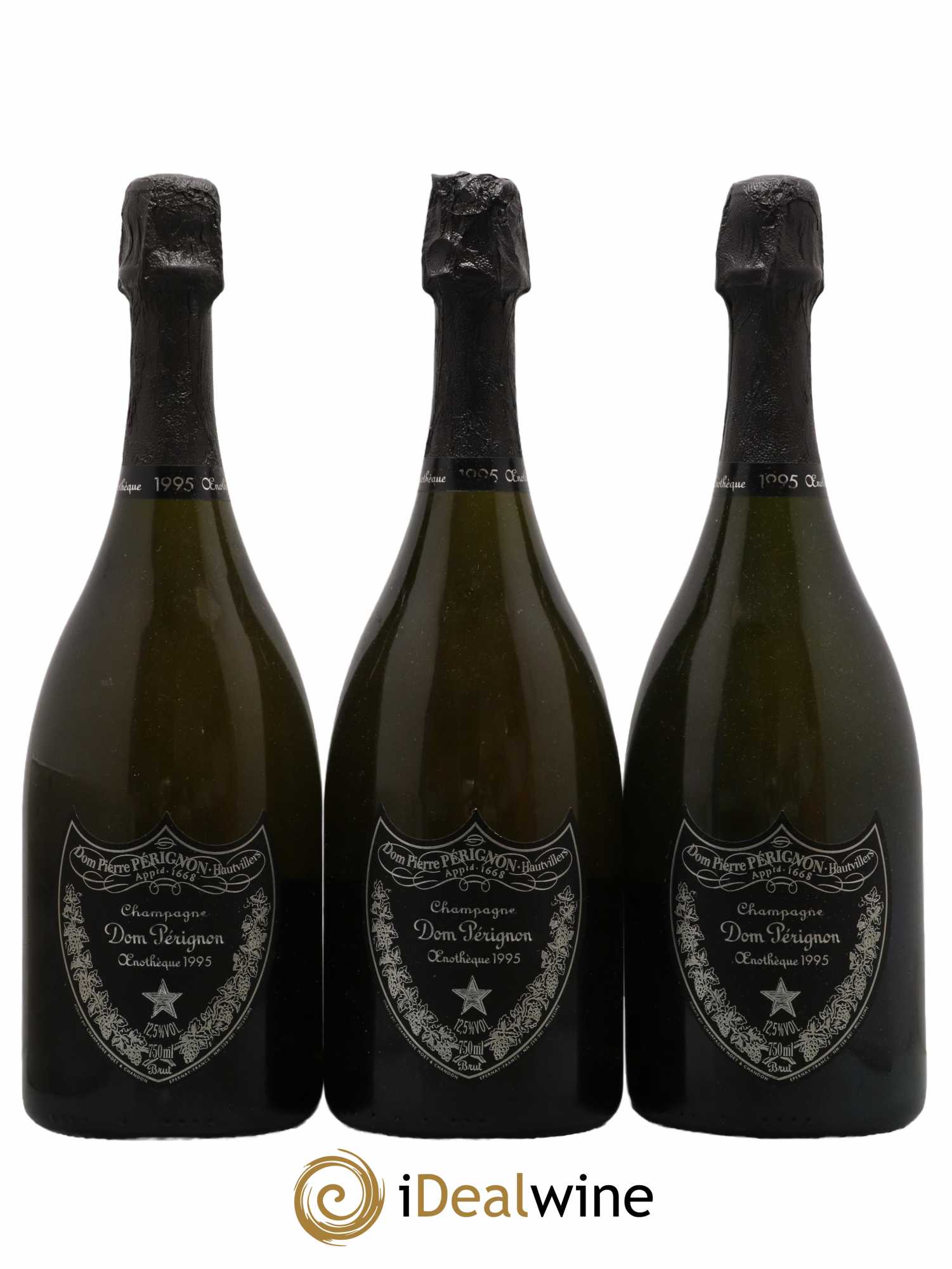 Oenothèque Dom Pérignon 1995 - Lot de 3 bouteilles - 0