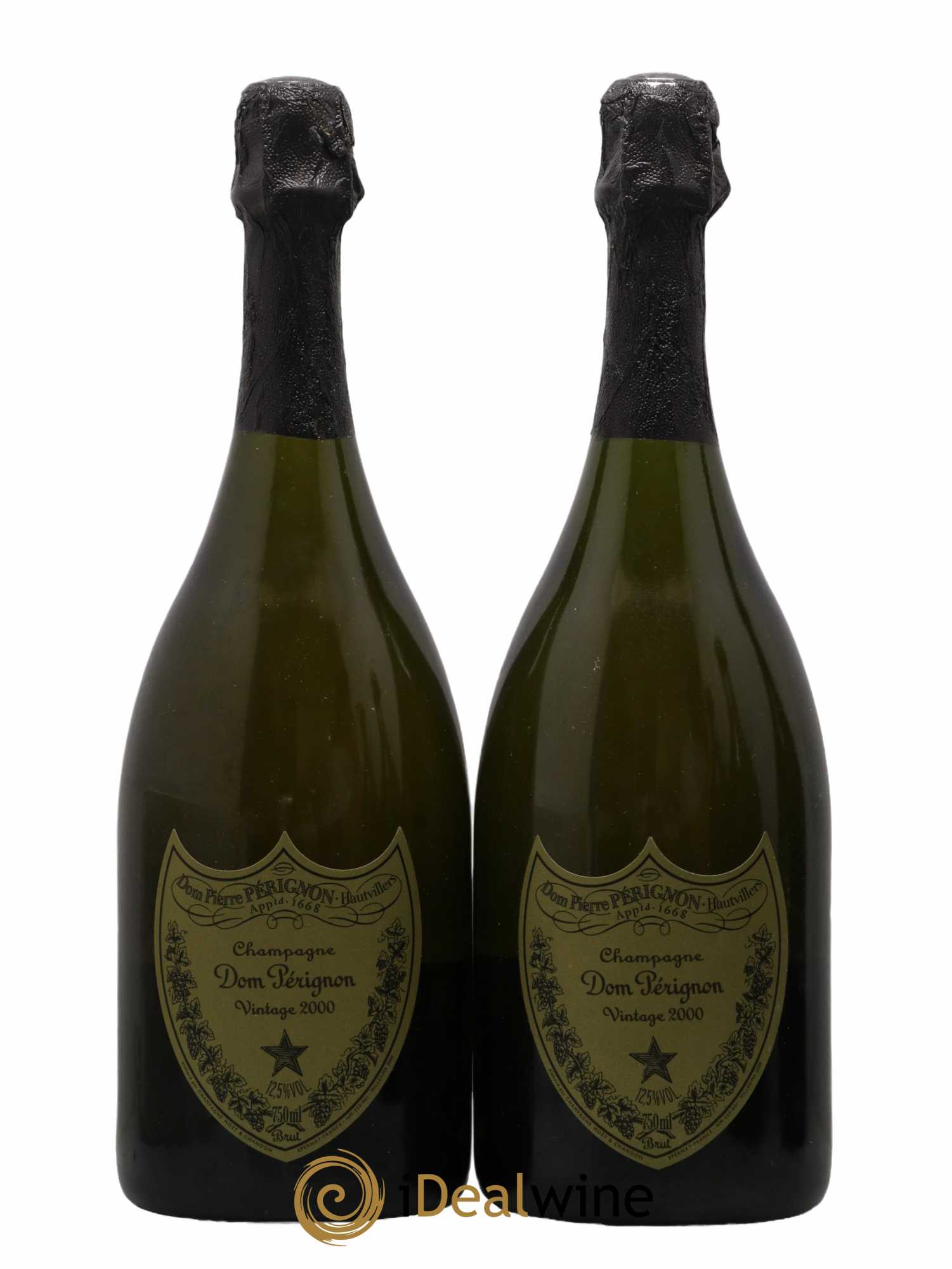 Brut Dom Pérignon 2000 - Lot de 2 bouteilles - 0