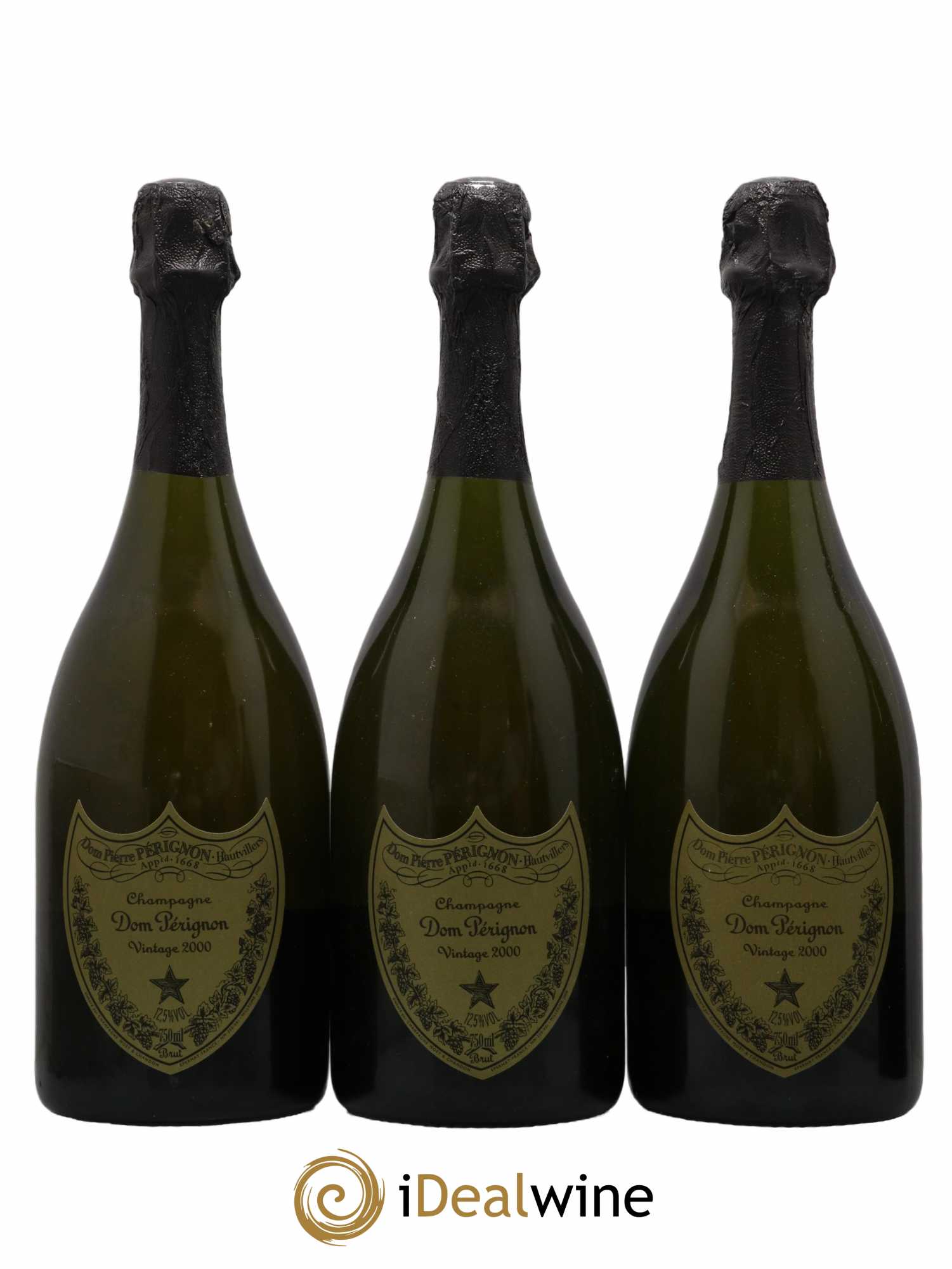 Brut Dom Pérignon 2000 - Lot de 3 bouteilles - 0