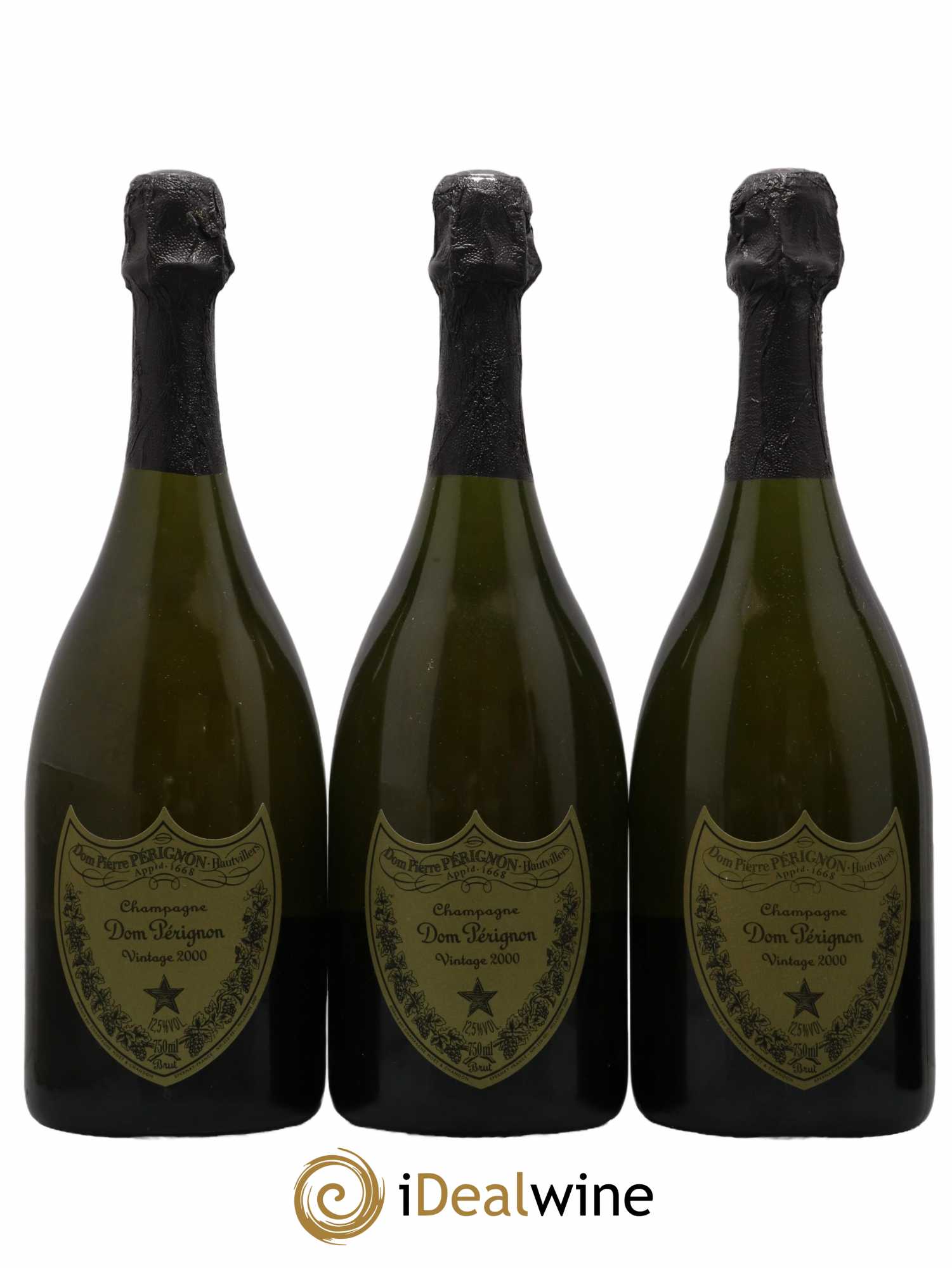Brut Dom Pérignon 2000 - Lot de 3 bouteilles - 0