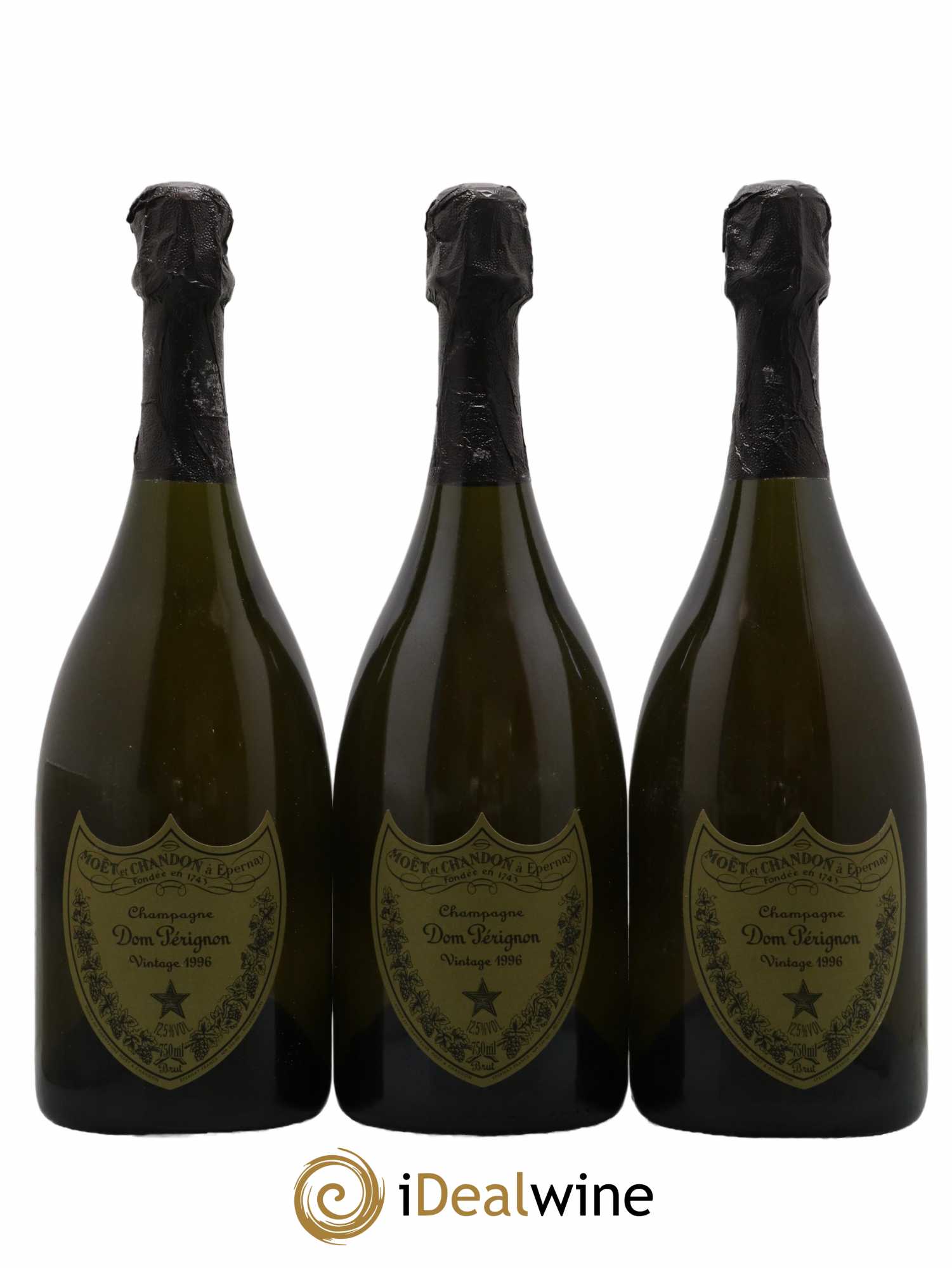 Brut Dom Pérignon 1996 - Lot de 3 bouteilles - 0