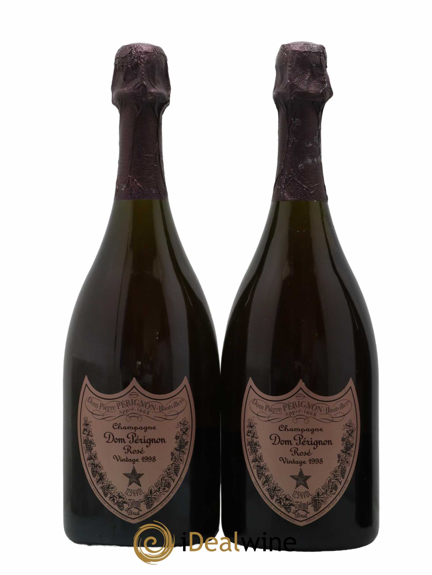 Brut Dom Pérignon 1998 - Lot de 2 bouteilles - 0