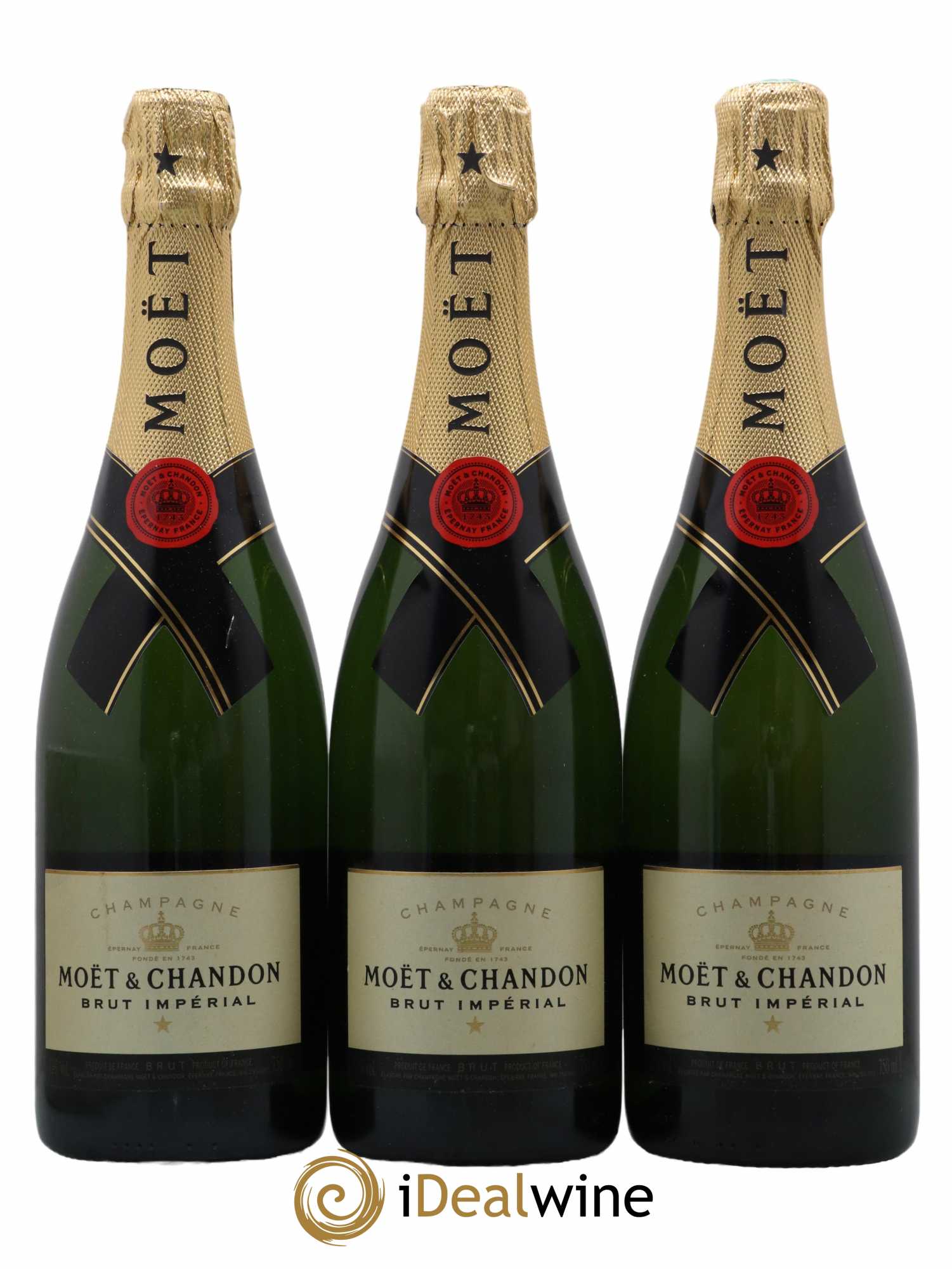 Impérial Brut Moët et Chandon - Lot de 3 bouteilles - 0