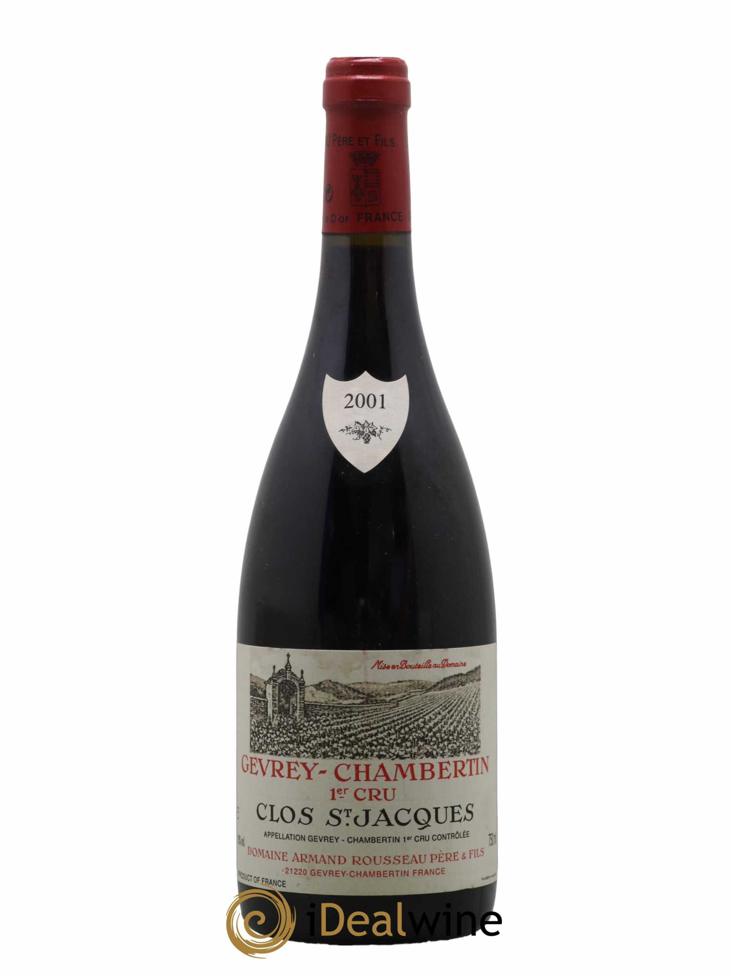 Gevrey-Chambertin 1er Cru Clos Saint-Jacques Armand Rousseau (Domaine) 2001 - Lot de 1 bouteille - 0
